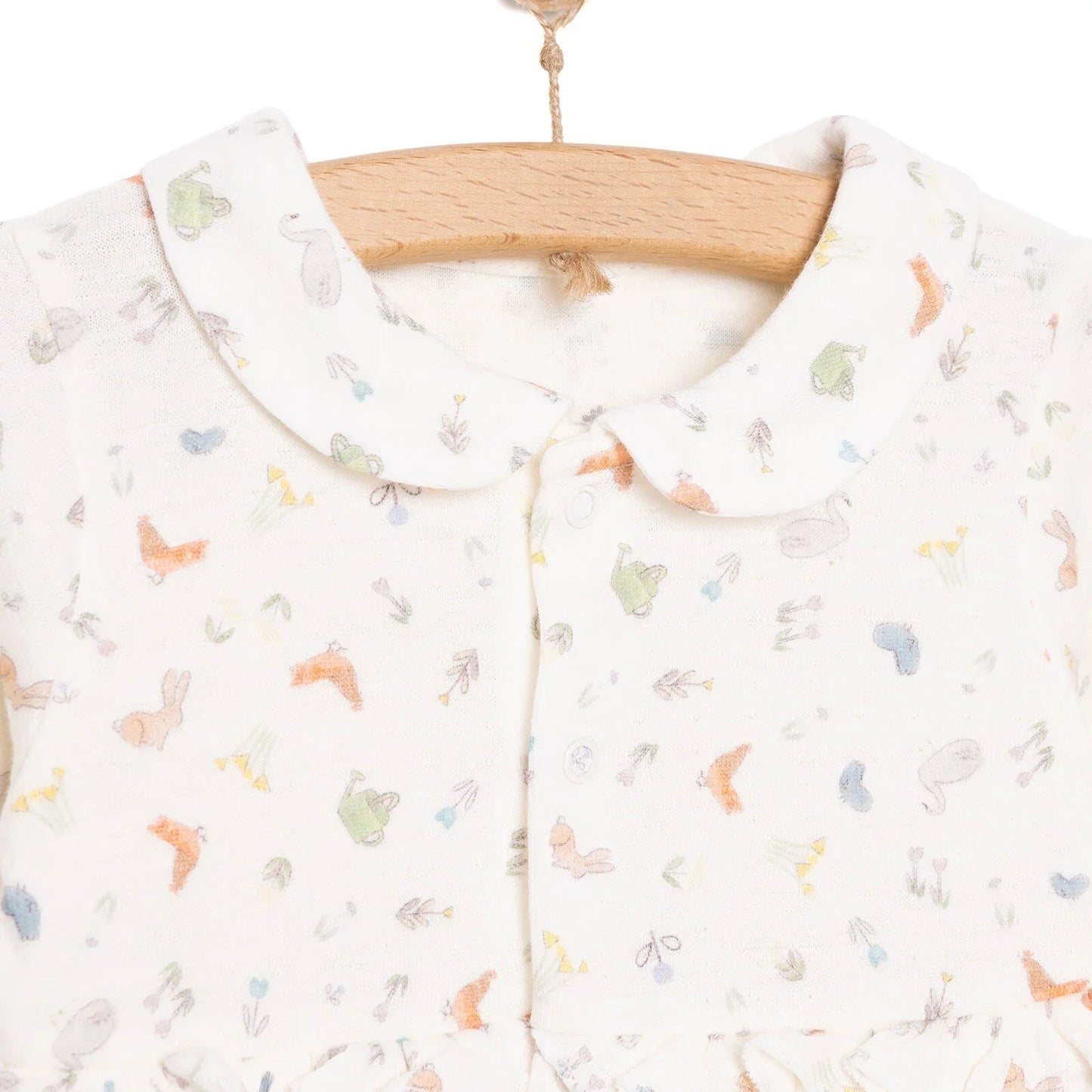 Bebetto Happy Garden Girl Tracksuit - Light Pink - mezetto ebebek ebebek