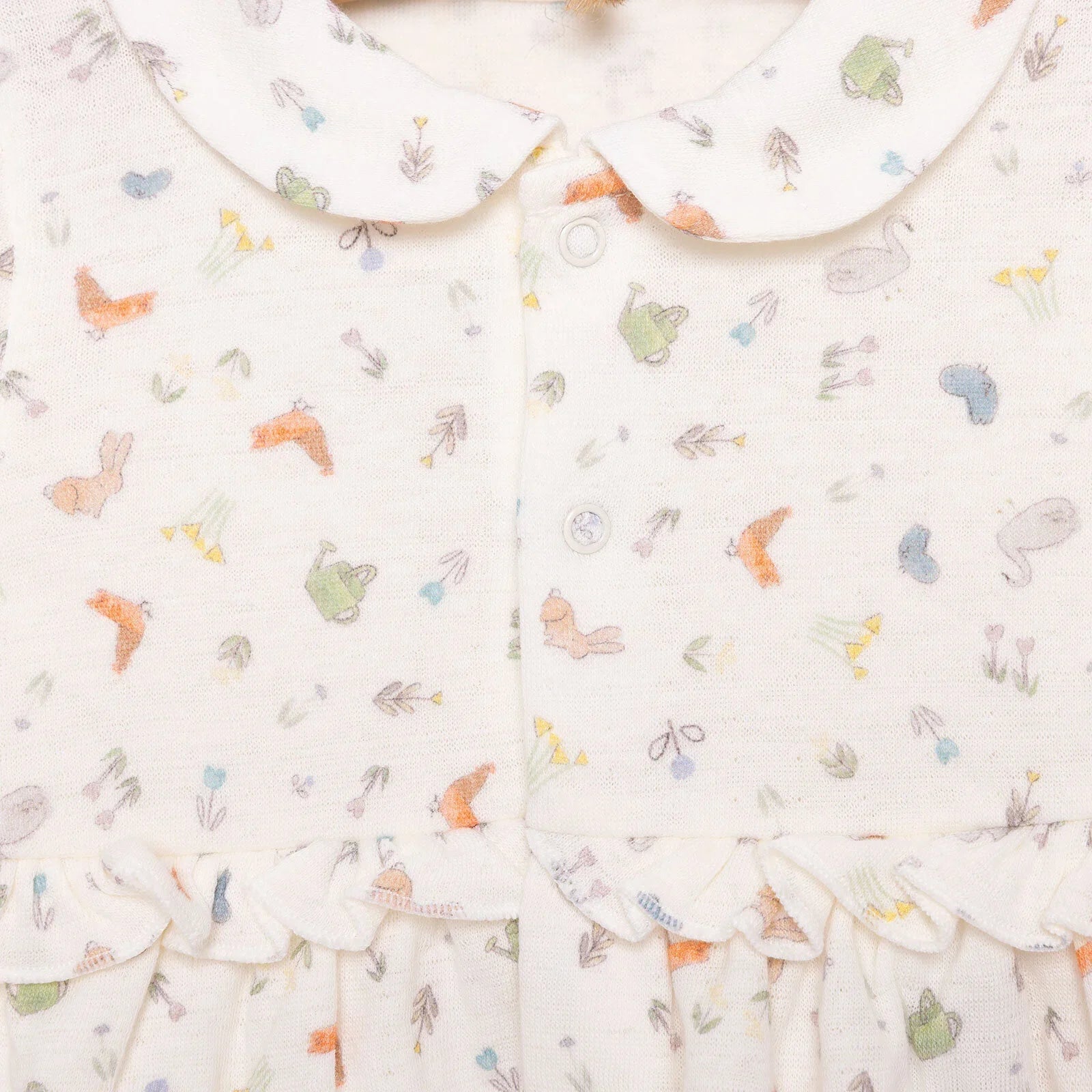 Bebetto Happy Garden Girl Tracksuit - Light Pink - mezetto ebebek ebebek