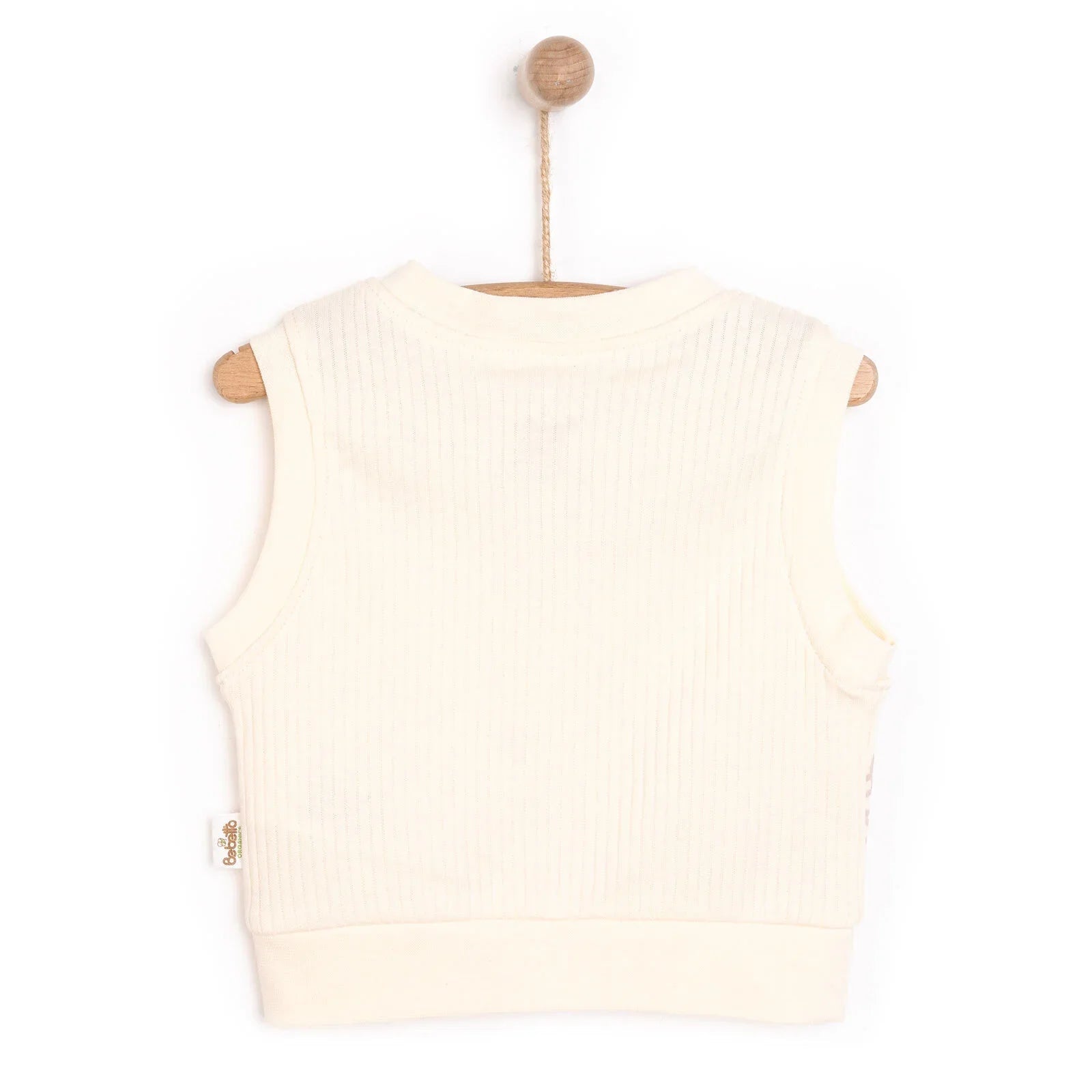 Bebetto Newborn Baby Girl Cardigan - Ecru - mezetto ebebek ebebek