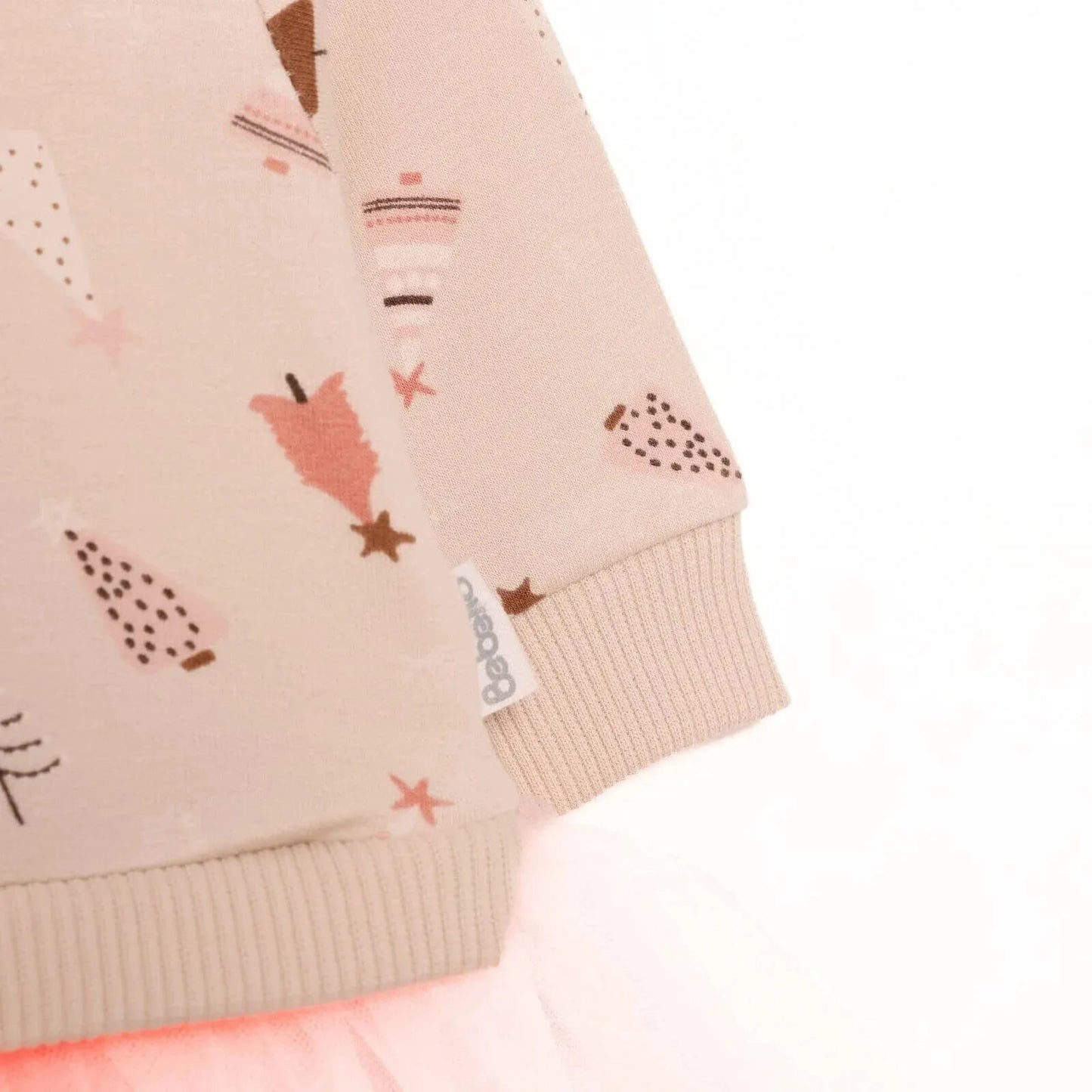 Bebetto Newborn Christmas Dress - Pink - mezetto ebebek ebebek