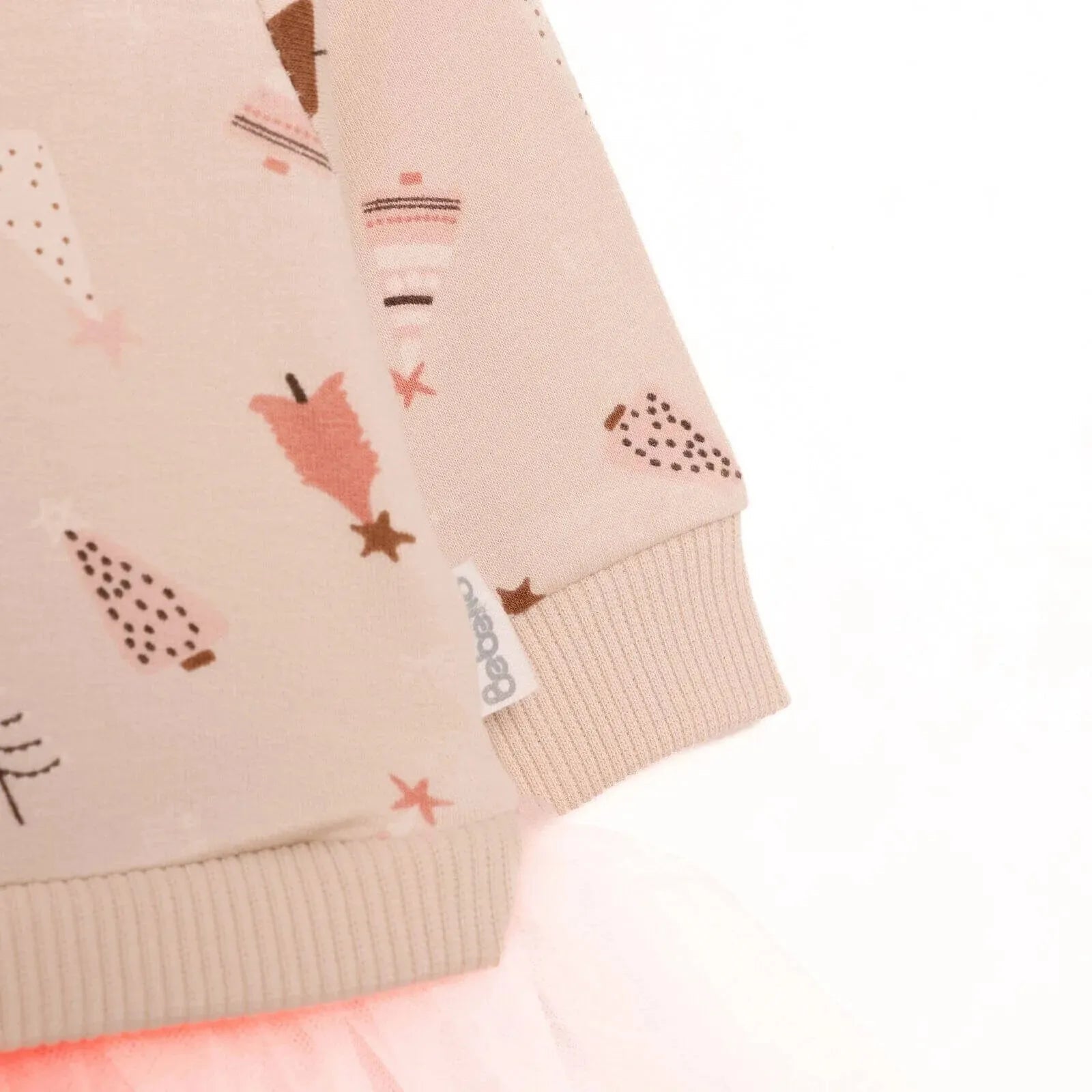 Bebetto Newborn Christmas Dress - Pink - mezetto ebebek ebebek