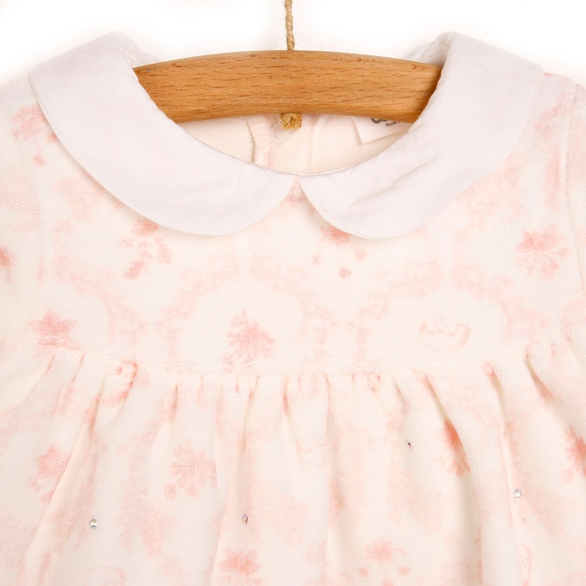 Bebetto Newborn Dress - Salmon - mezetto ebebek ebebek