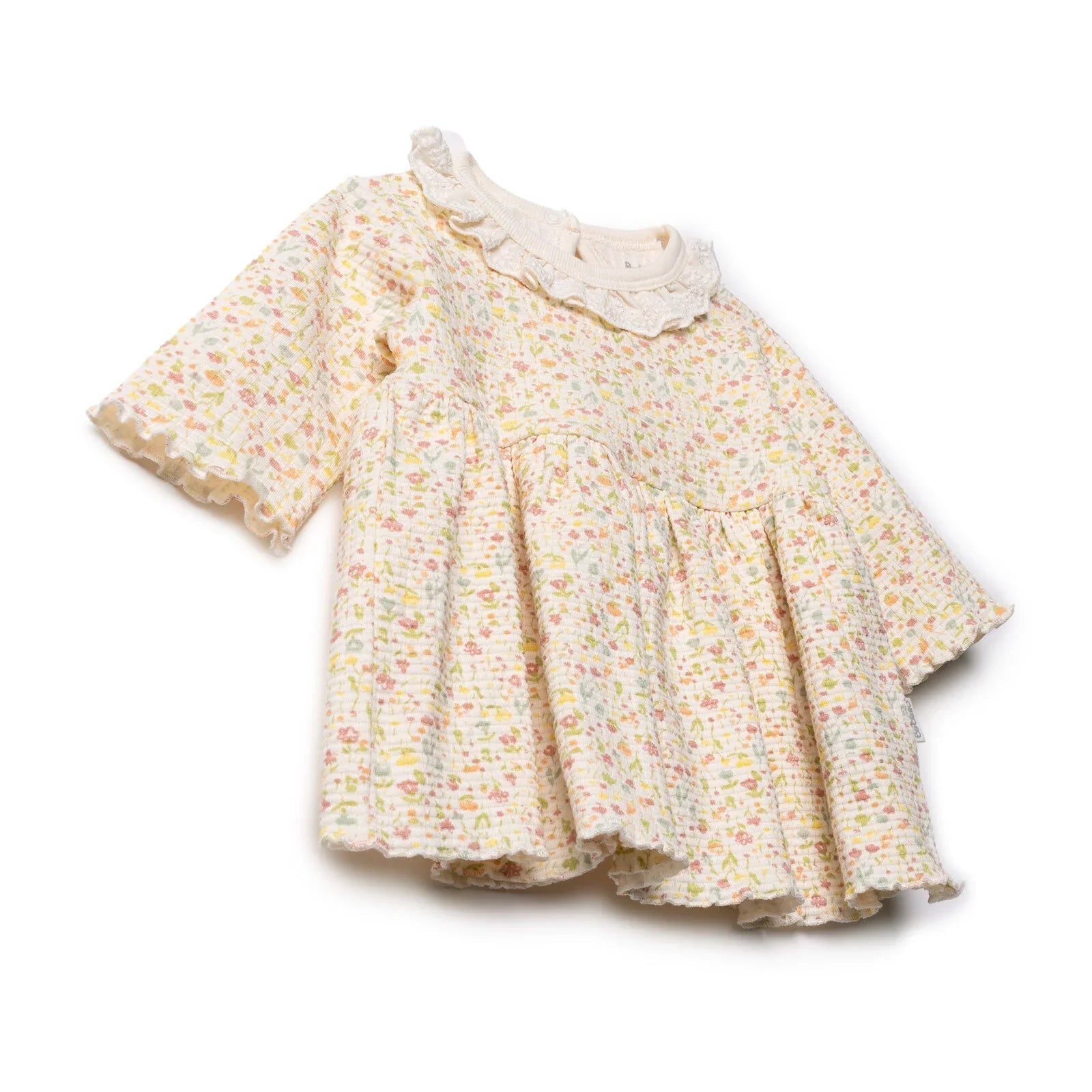 Bebetto Newborn Dress - Salmon - mezetto ebebek ebebek