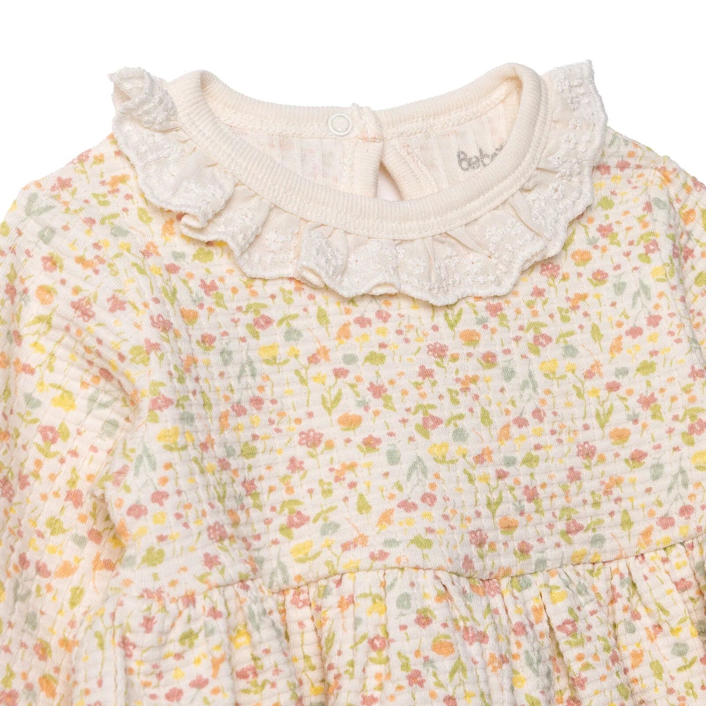 Bebetto Newborn Dress - Salmon - mezetto ebebek ebebek