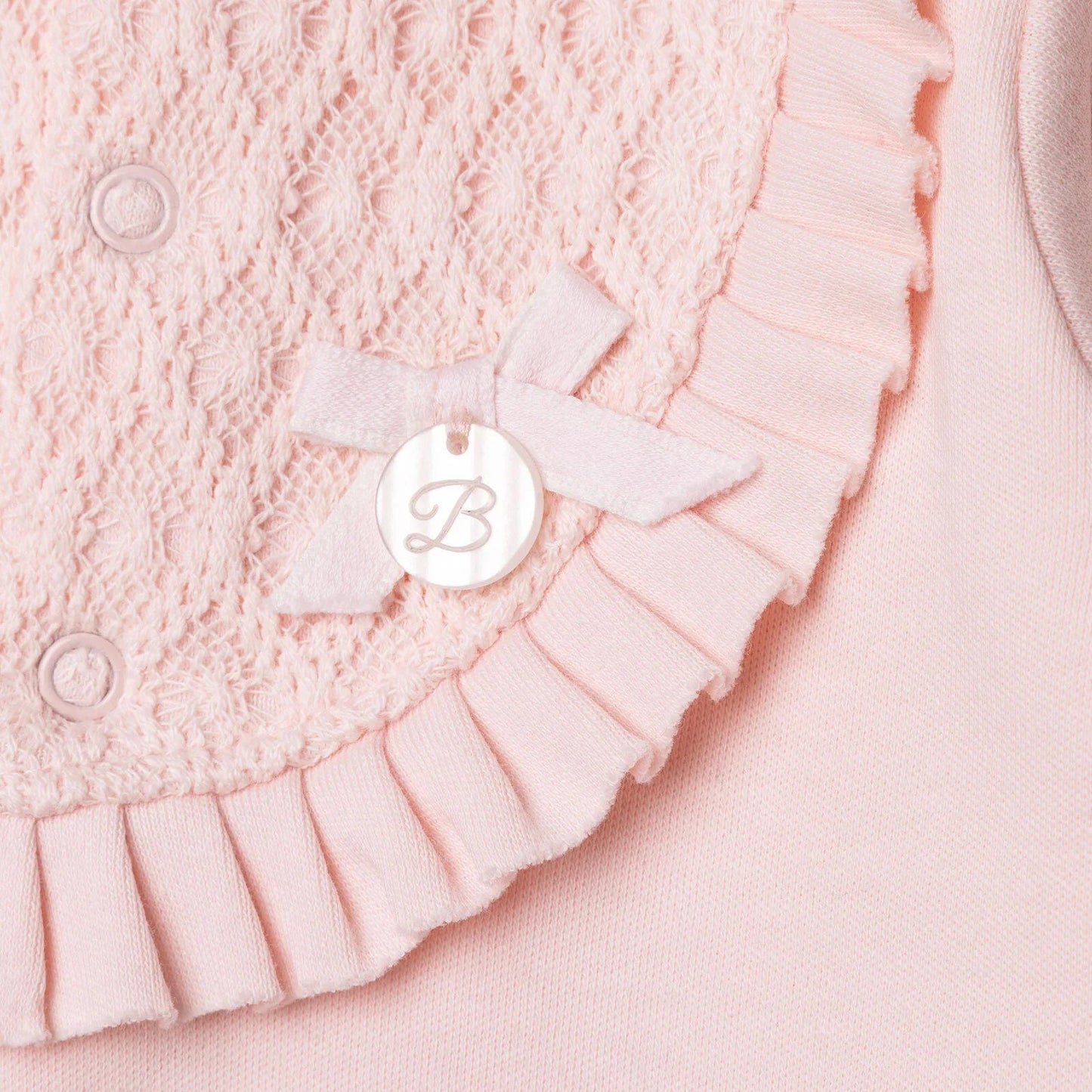 Bebetto Newborn Footed Jumpsuit - Pink - mezetto ebebek ebebek