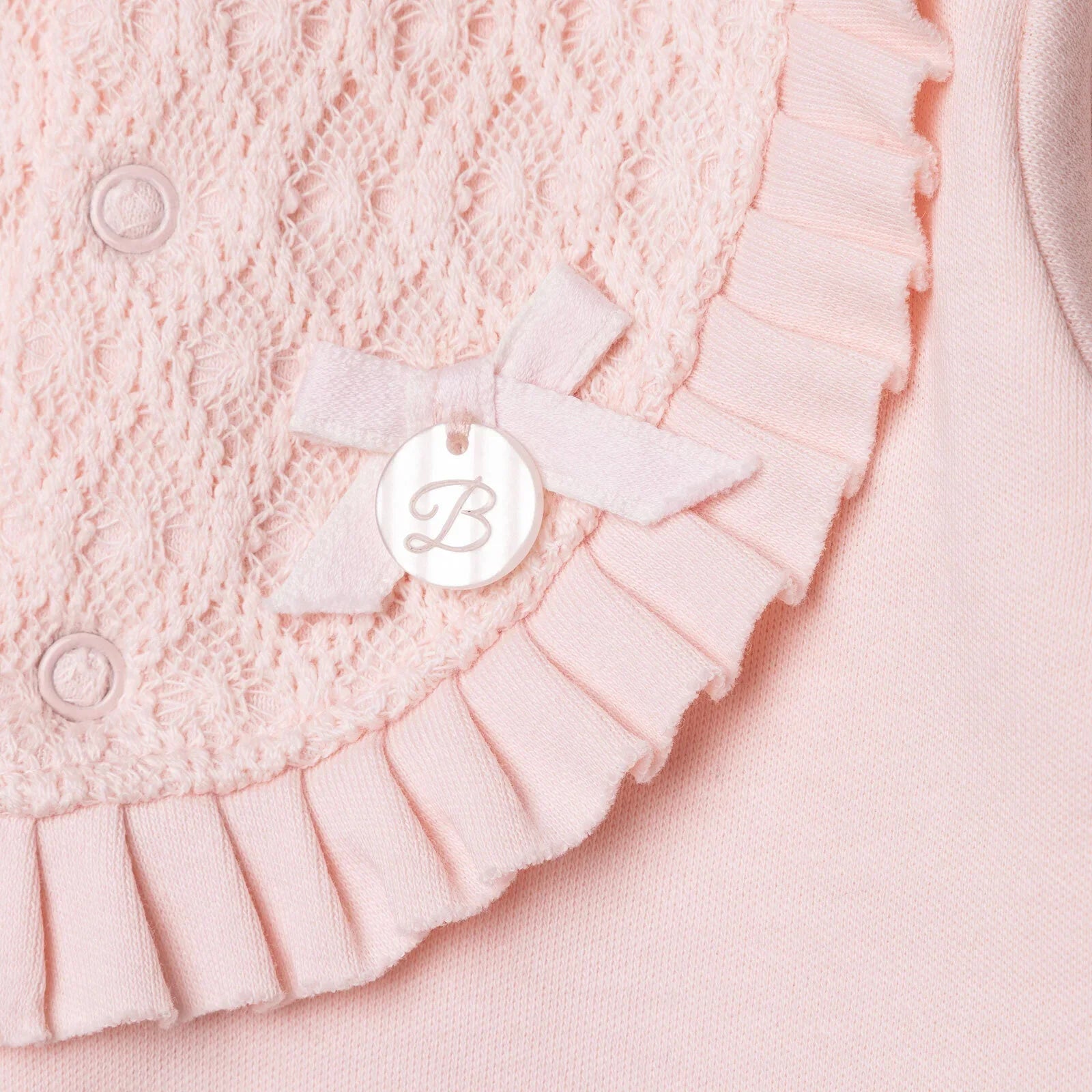 Bebetto Newborn Footed Jumpsuit - Pink - mezetto ebebek ebebek