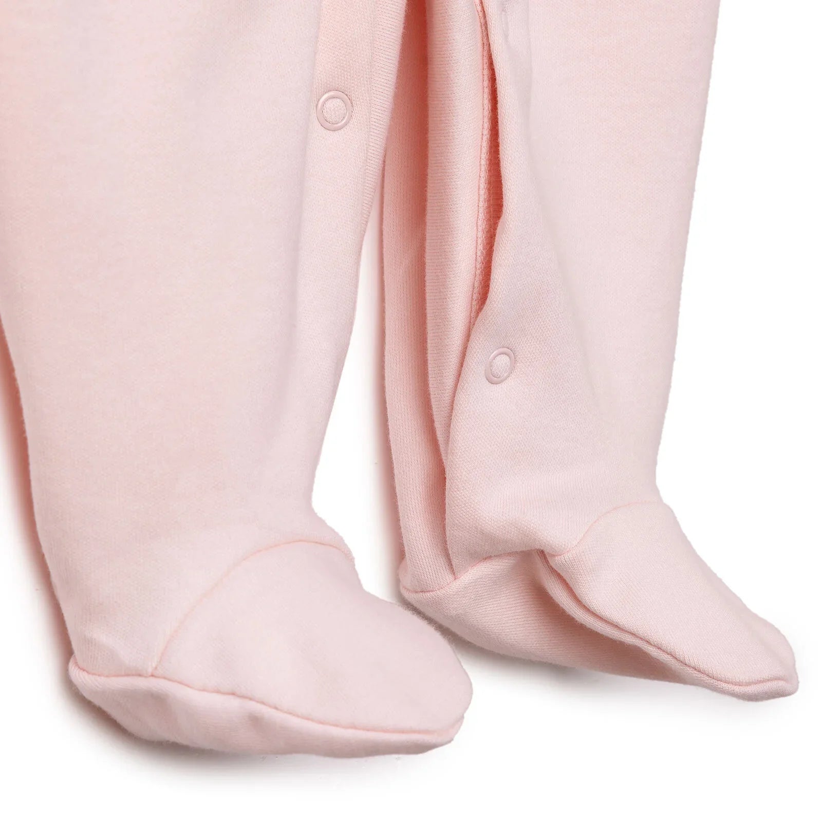 Bebetto Newborn Footed Jumpsuit - Pink - mezetto ebebek ebebek