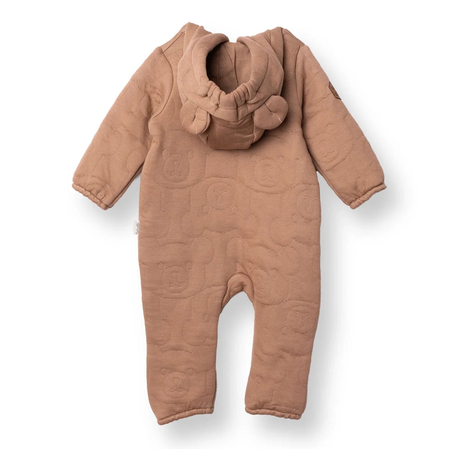 Bebetto Newborn Footless Jumpsuit - Brown - mezetto ebebek ebebek