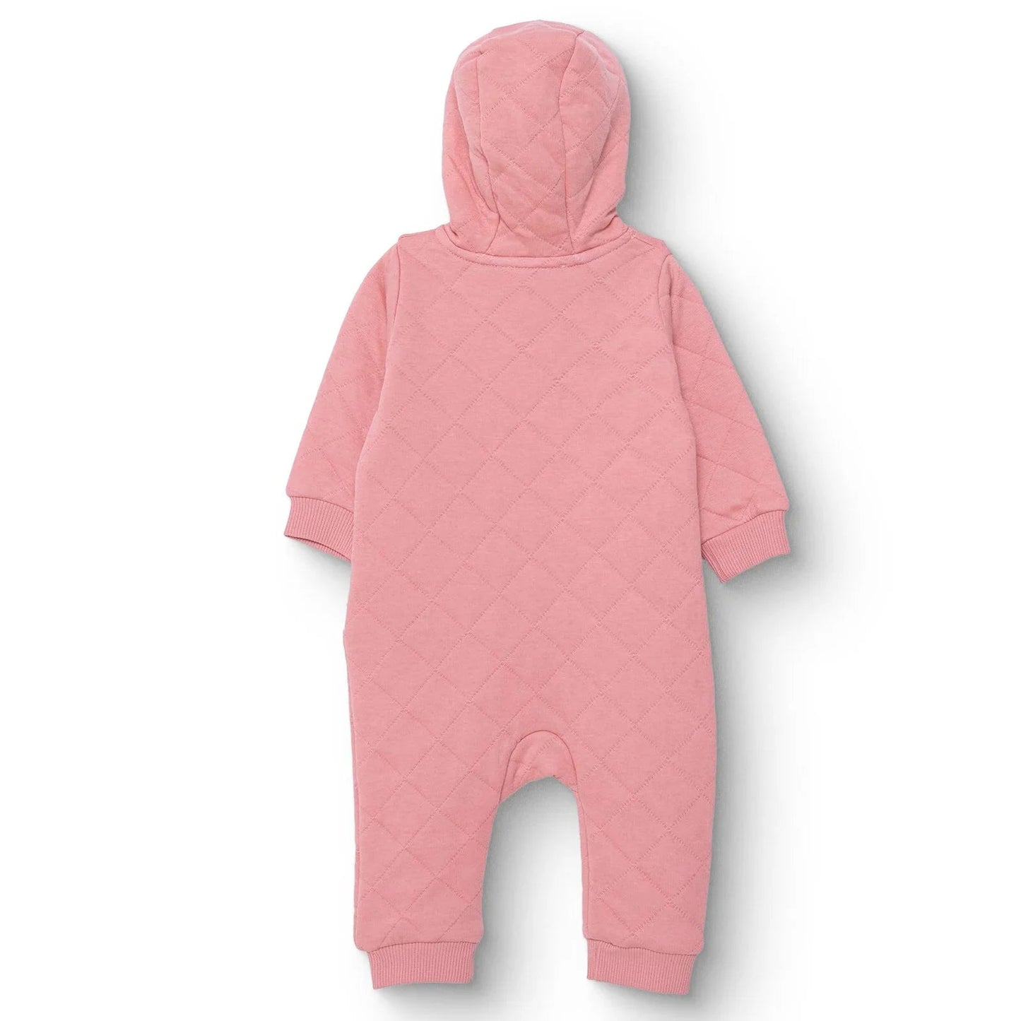 Bebetto Newborn Footless Jumpsuit - Light Rose - mezetto ebebek ebebek