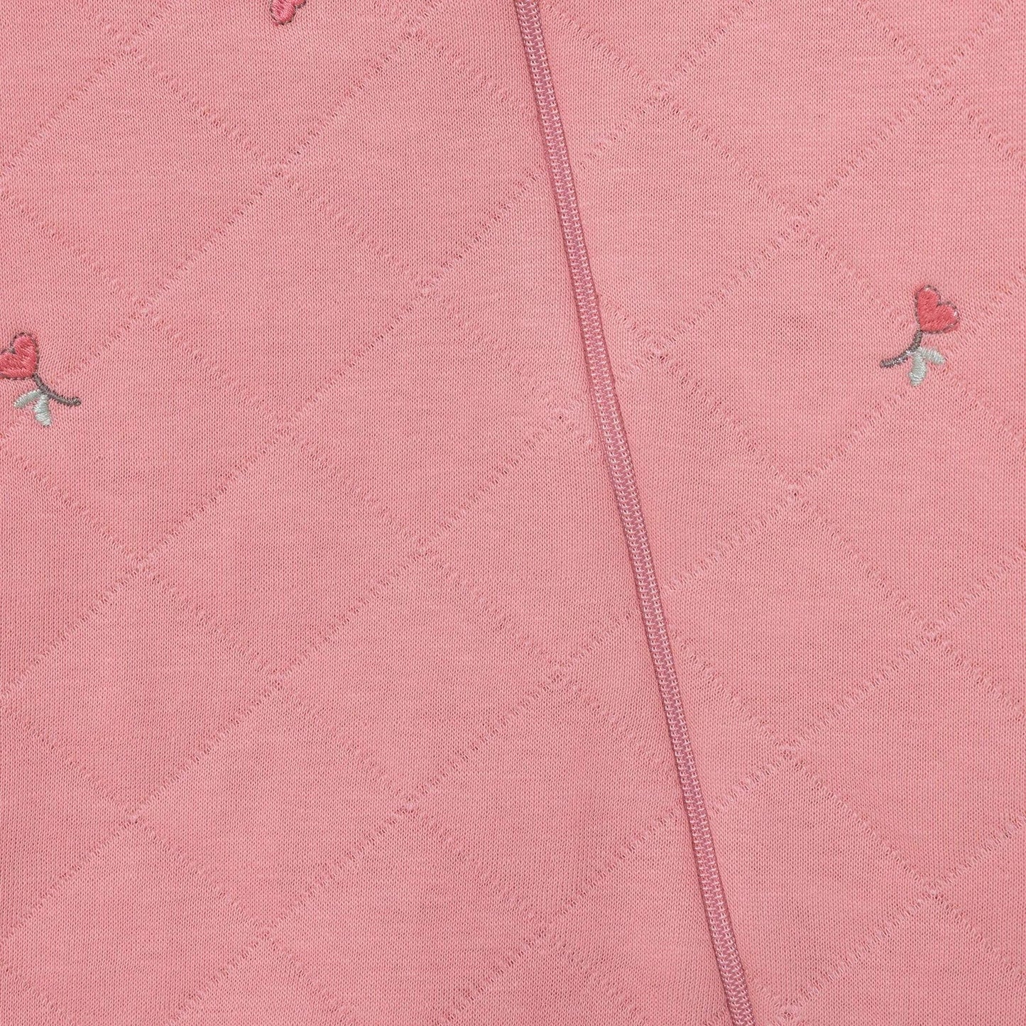 Bebetto Newborn Footless Jumpsuit - Light Rose - mezetto ebebek ebebek