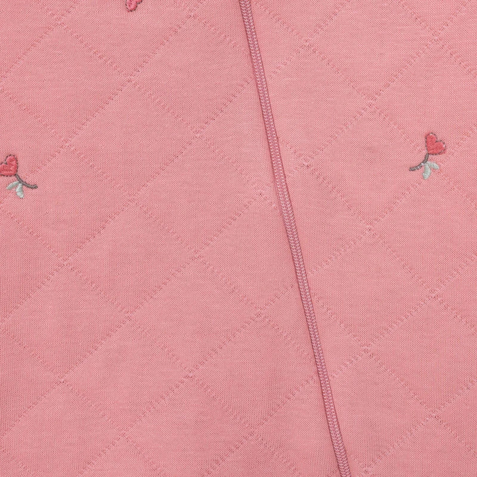 Bebetto Newborn Footless Jumpsuit - Light Rose - mezetto ebebek ebebek