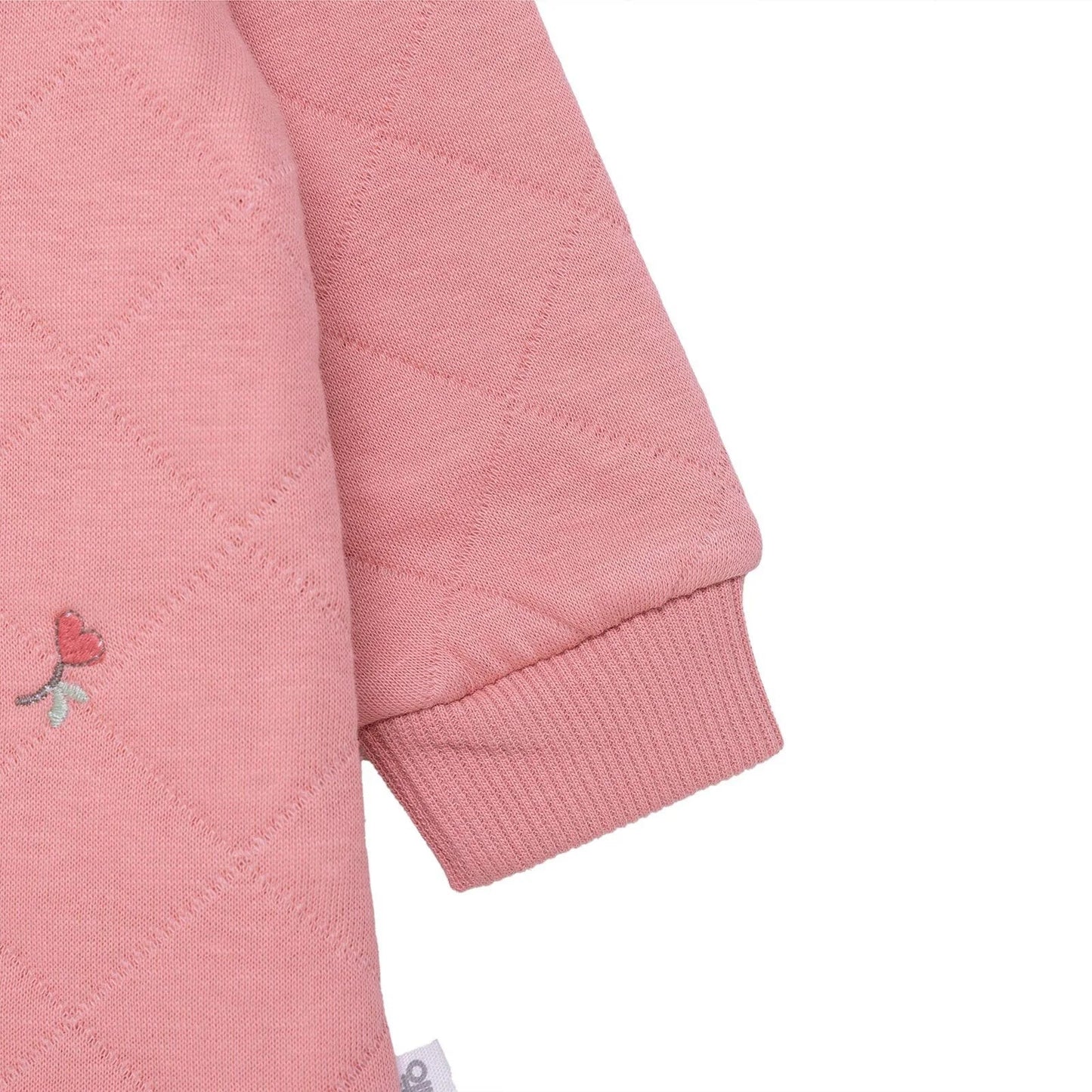 Bebetto Newborn Footless Jumpsuit - Light Rose - mezetto ebebek ebebek