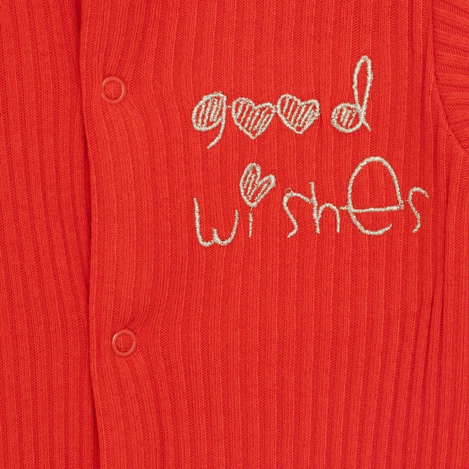 Bebetto Newborn Good Wishes Jumpsuit - Orange - mezetto ebebek ebebek