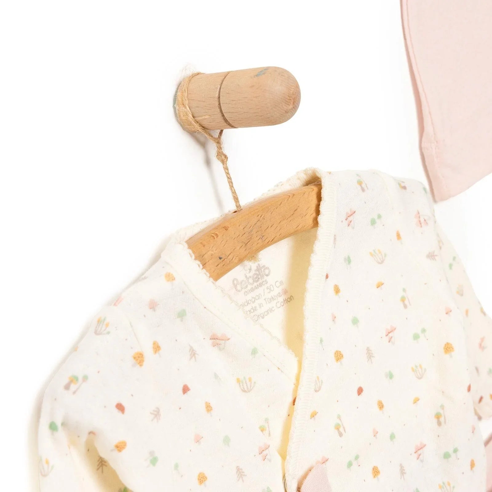 Bebetto Organic My Mushroom Girl 5 Piece Set - Light Rose - mezetto ebebek ebebek