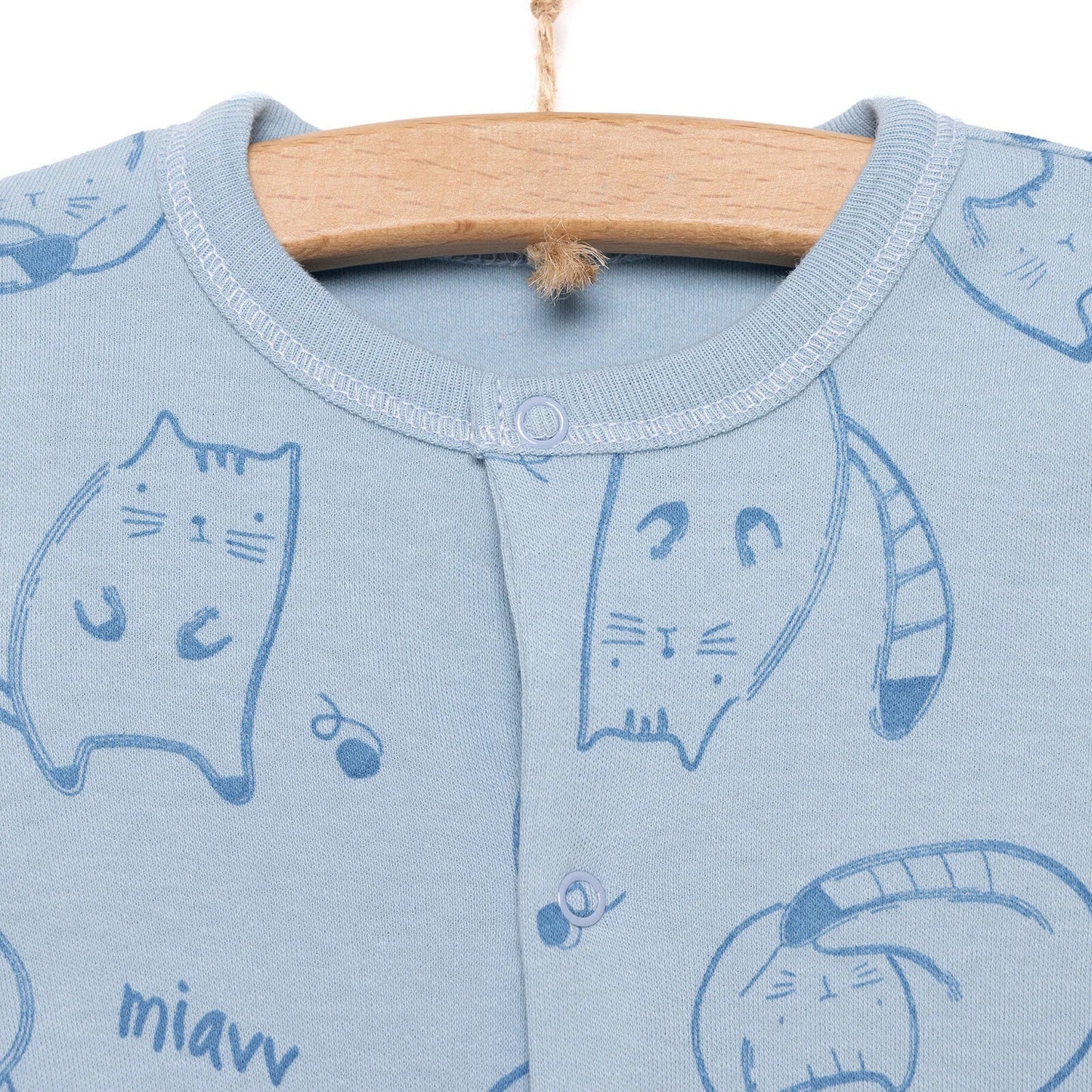 Bebetto Organic Unisex Jumpsuit - Indigo - mezetto ebebek ebebek
