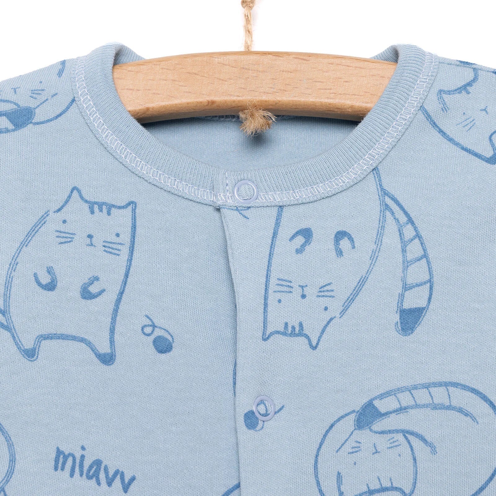 Bebetto Organic Unisex Jumpsuit - Indigo - mezetto ebebek ebebek