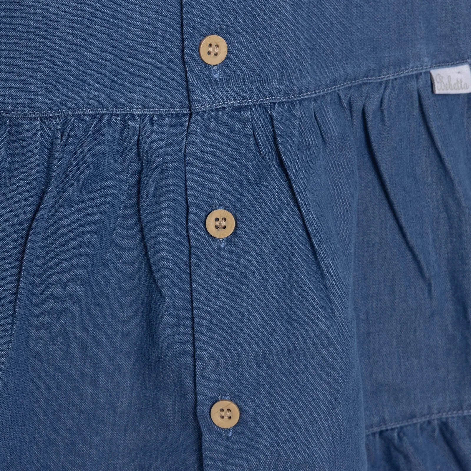 Bebetto Ponpon Team Girl Dress - Indigo - mezetto ebebek ebebek
