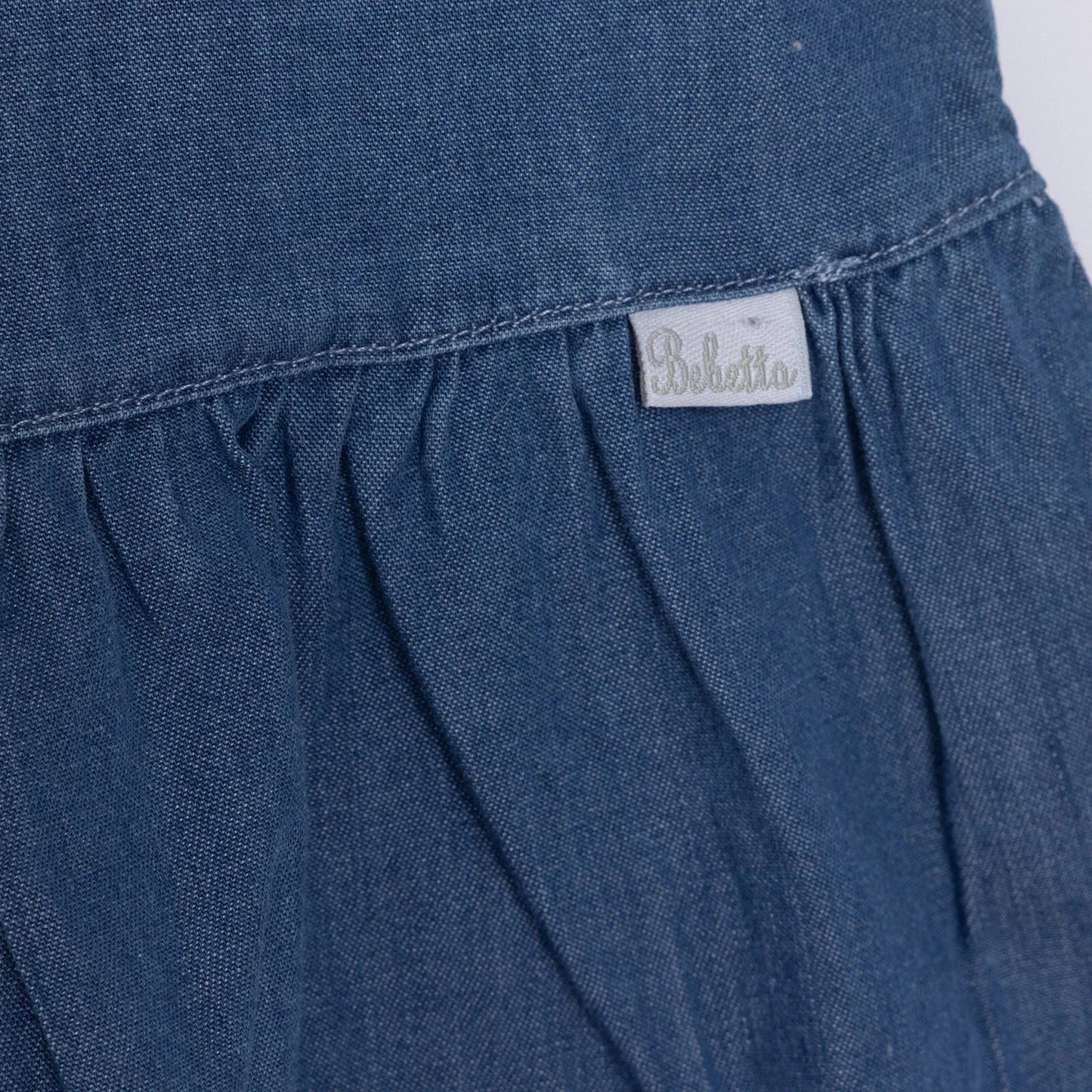 Bebetto Ponpon Team Girl Dress - Indigo - mezetto ebebek ebebek