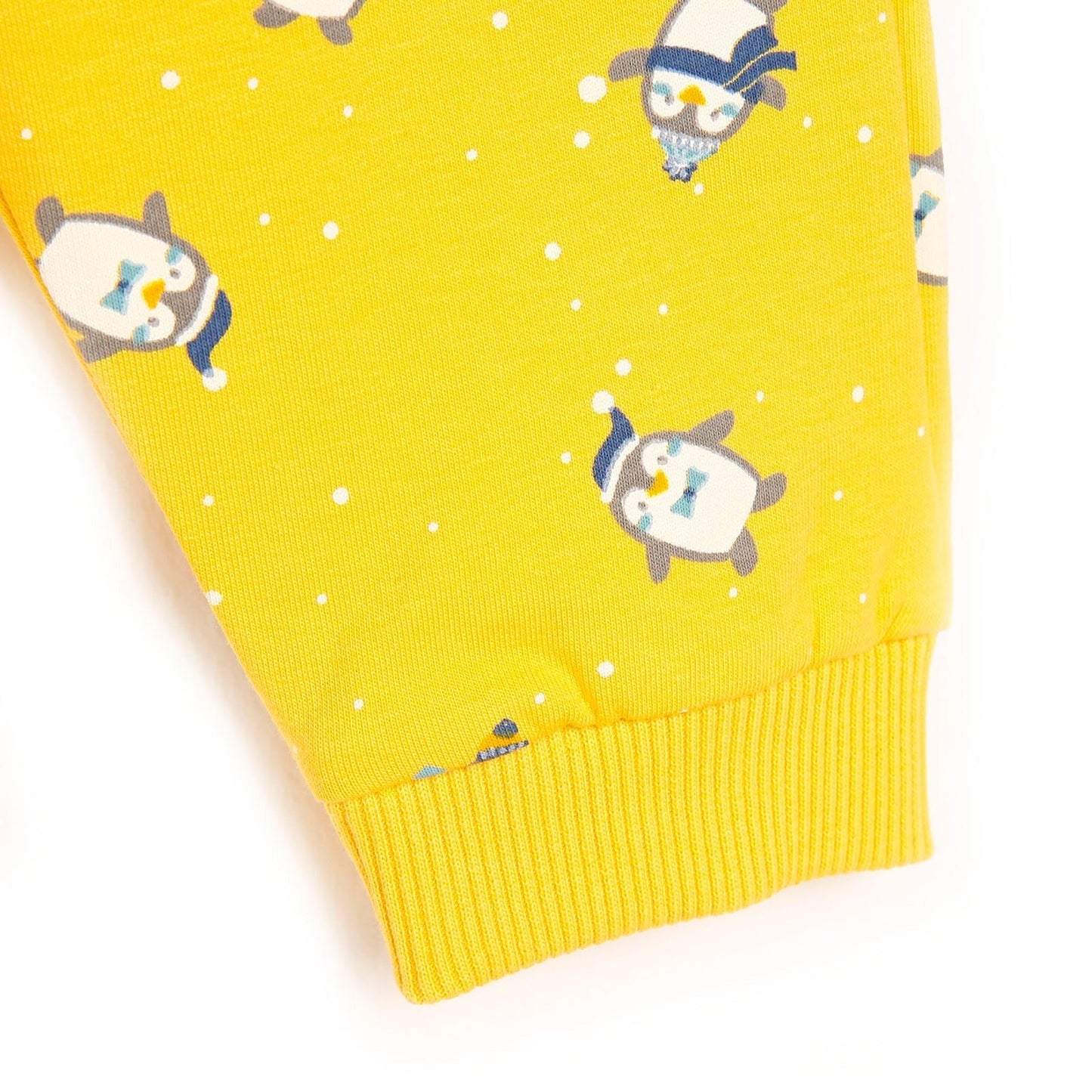 Bebetto Sweatshirt - Footless Bottom - Yellow - mezetto ebebek ebebek