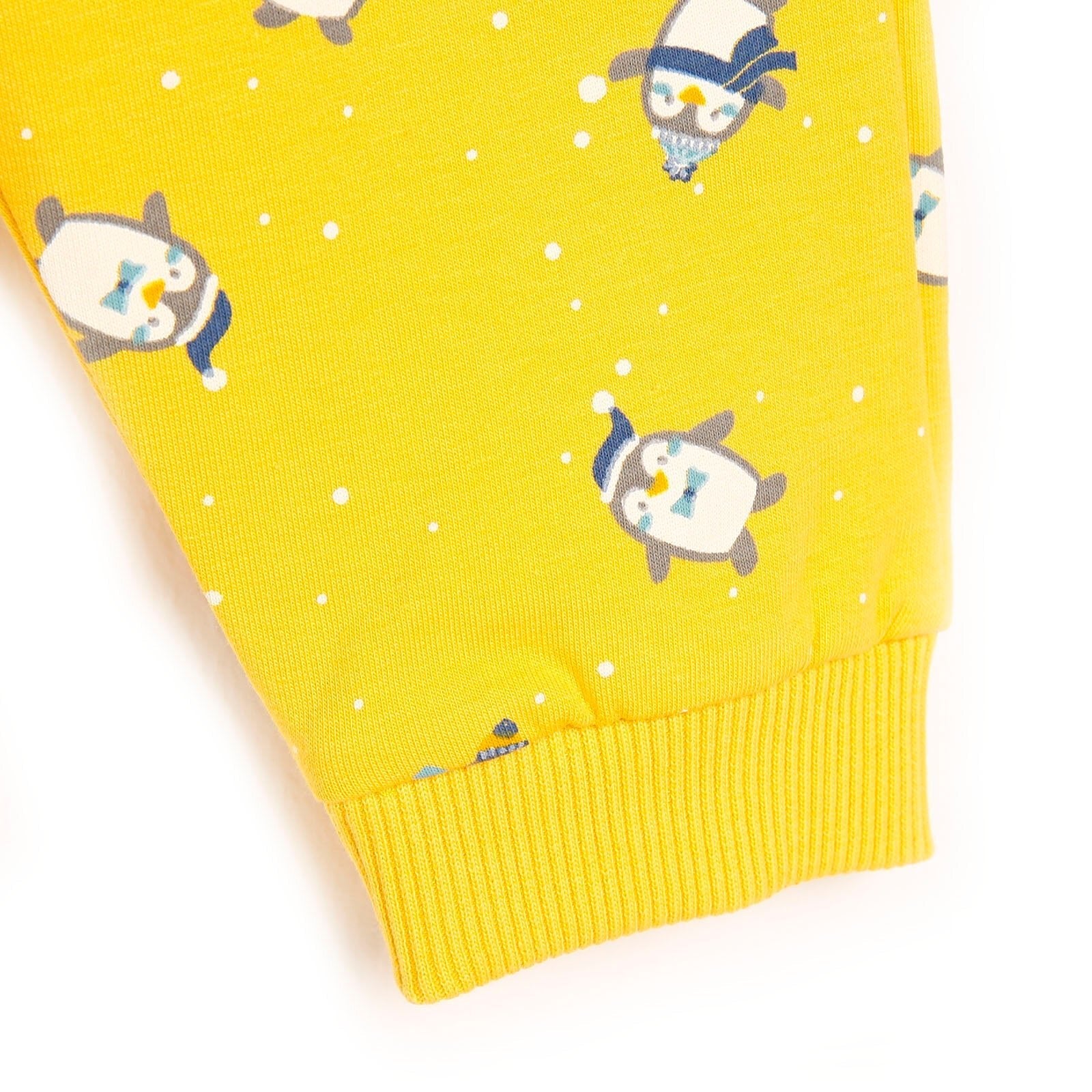 Bebetto Sweatshirt - Footless Bottom - Yellow - mezetto ebebek ebebek