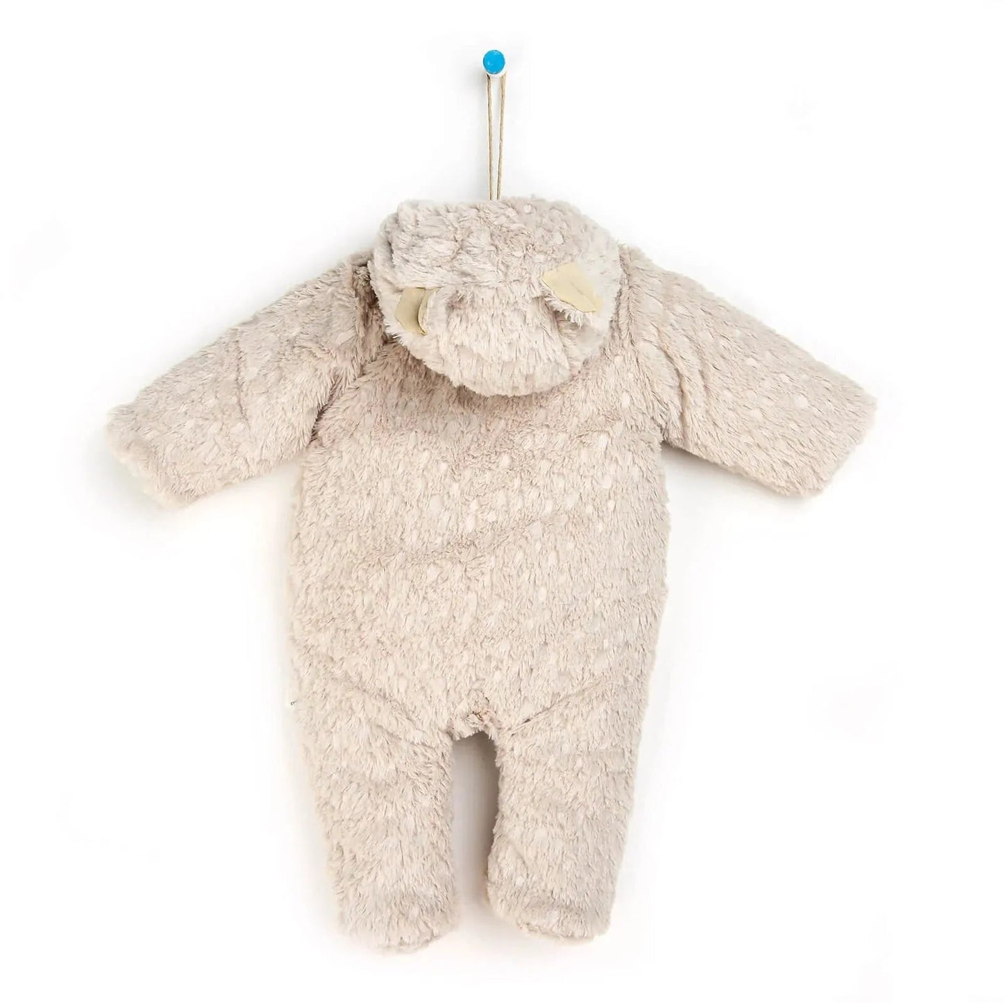 Bebetto Welsoft Footed Jumpsuit - Beige - mezetto ebebek ebebek