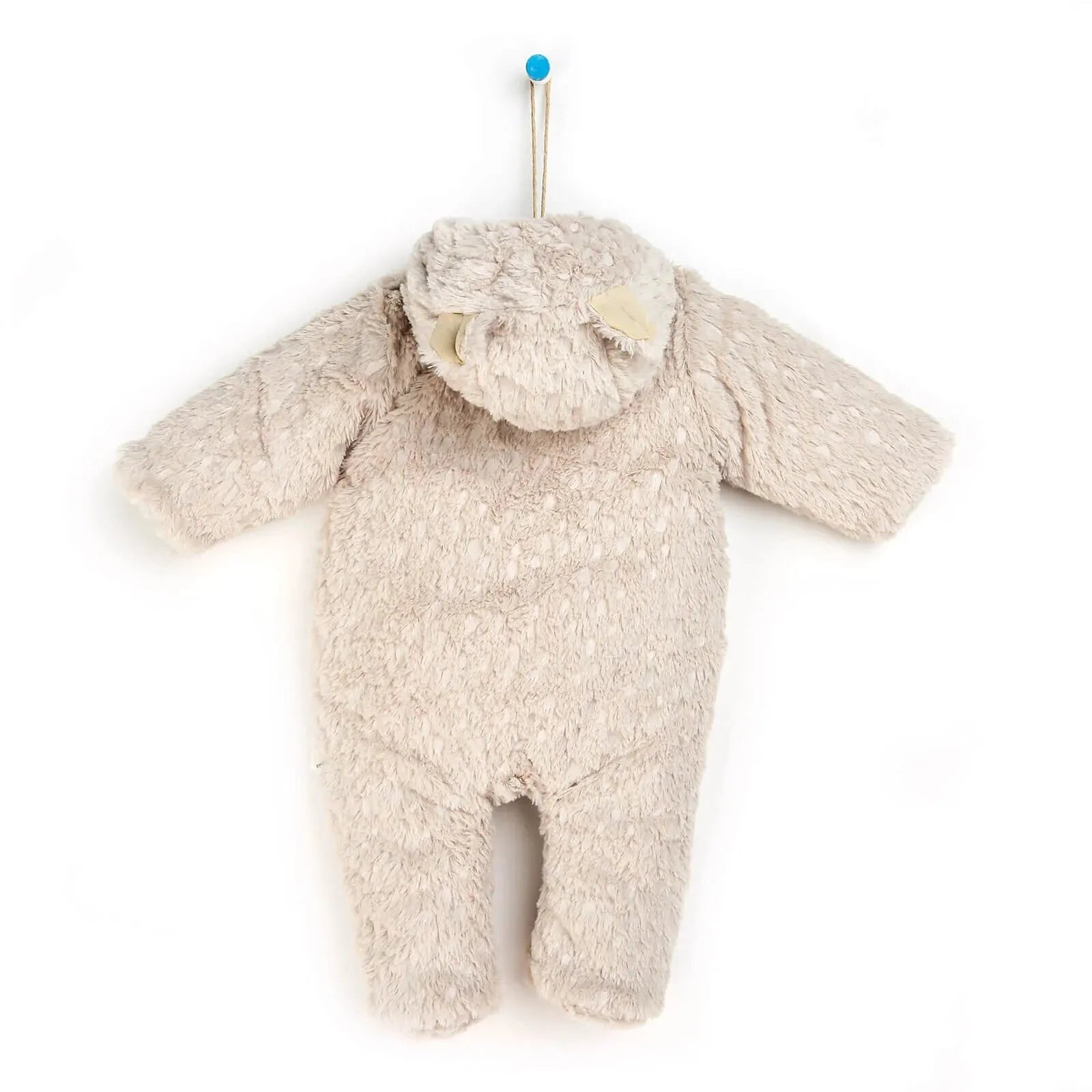 Bebetto Welsoft Footed Jumpsuit - Beige - mezetto ebebek ebebek