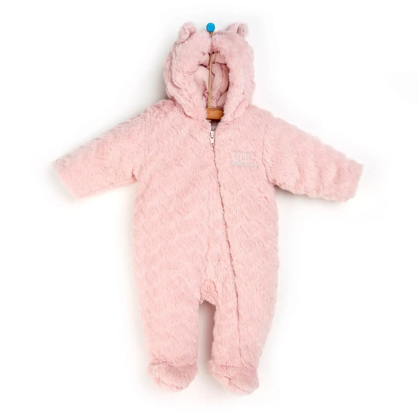 Bebetto Welsoft Footed Jumpsuit - Light Pink - mezetto ebebek ebebek