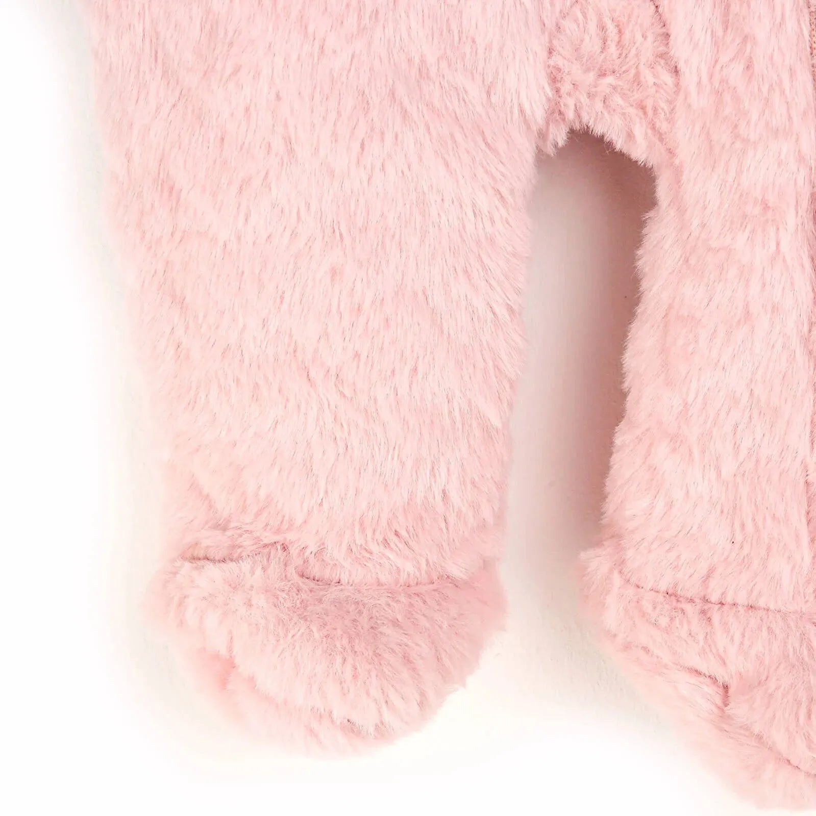 Bebetto Welsoft Footed Jumpsuit - Light Pink - mezetto ebebek ebebek