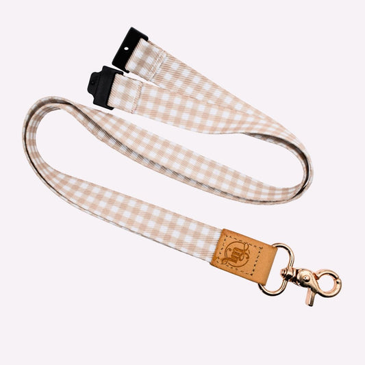 Beige Gingham - mezetto Lunamise Lunamise