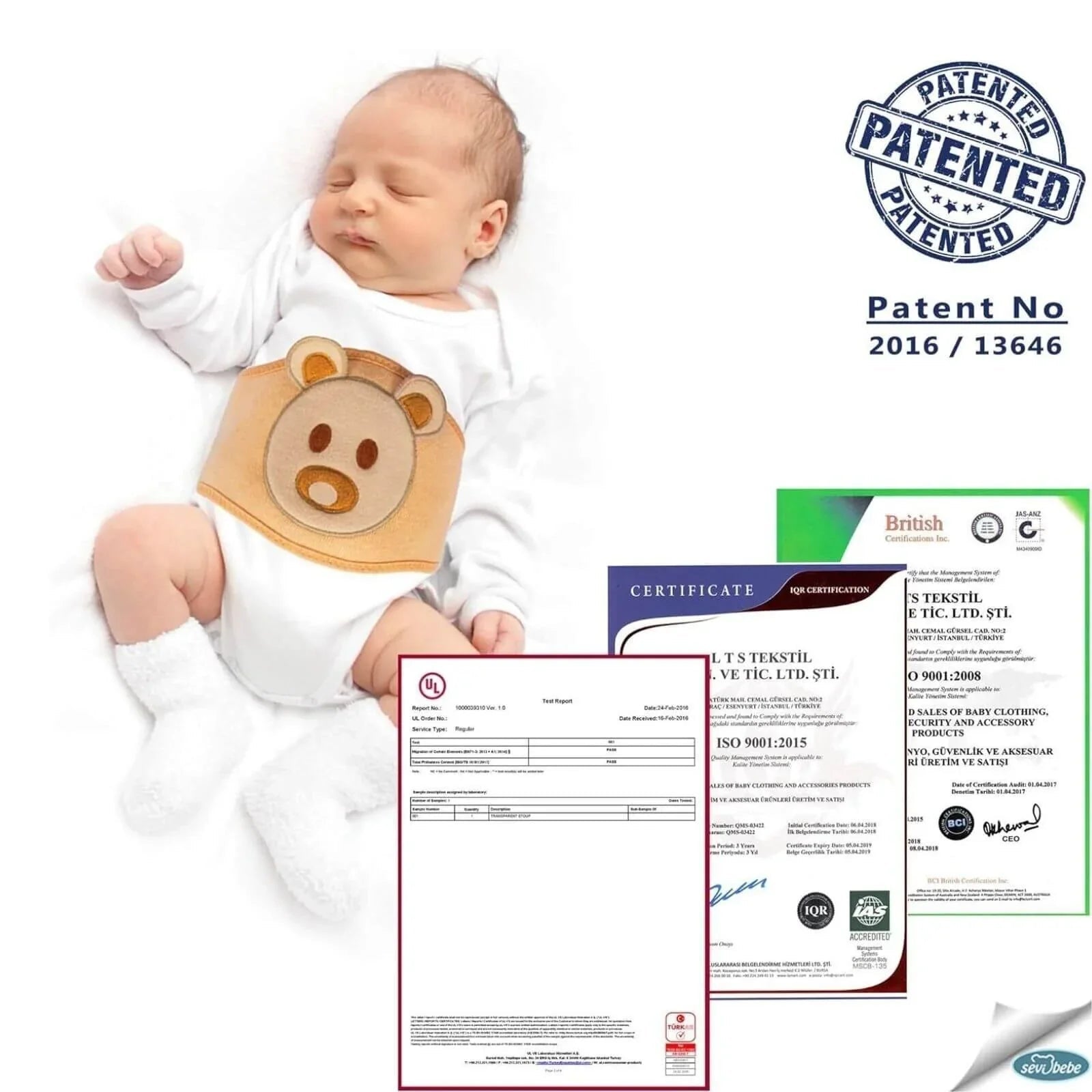 Belly Band for Relieving Gas Pains of the Baby - mezetto ebebek ebebek