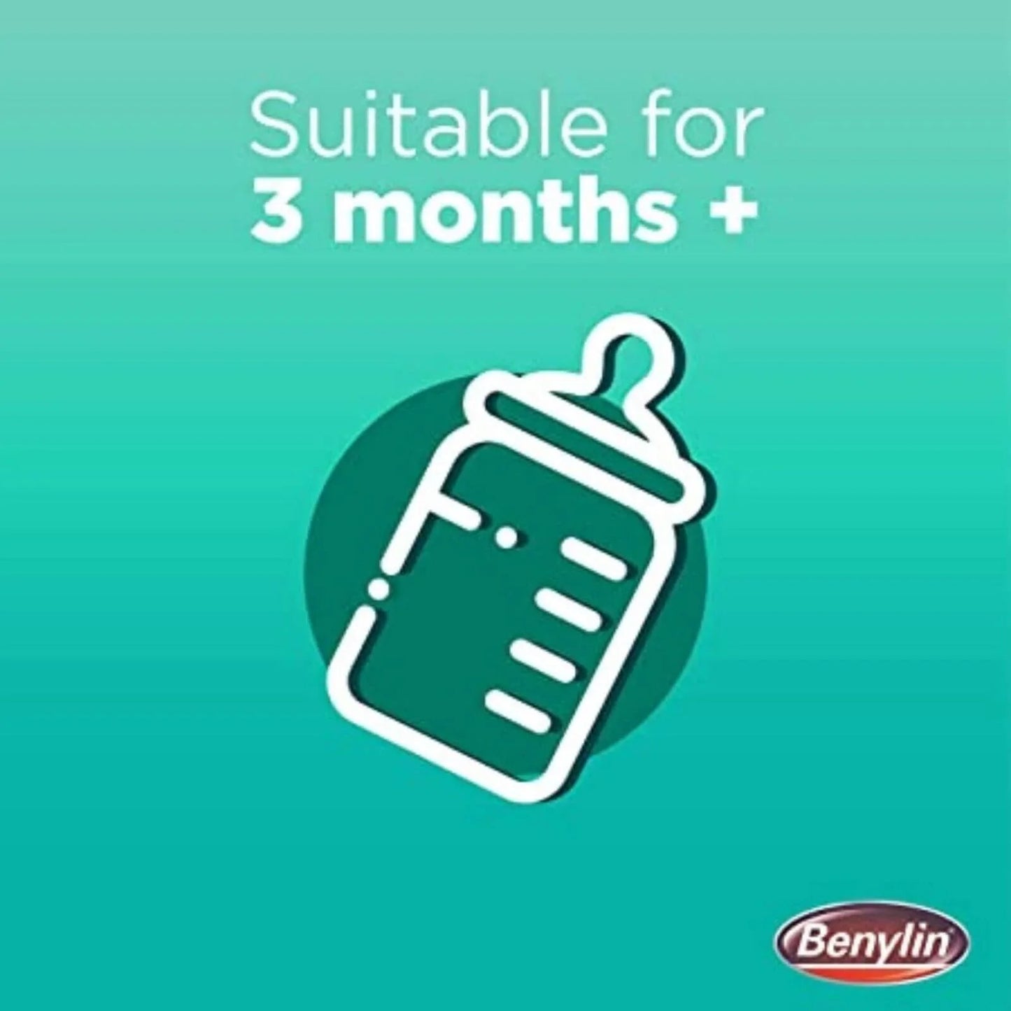 Benylin Infant's Cough Syrup Apple Flavour 3+ months 125ml - mezetto ebebek ebebek