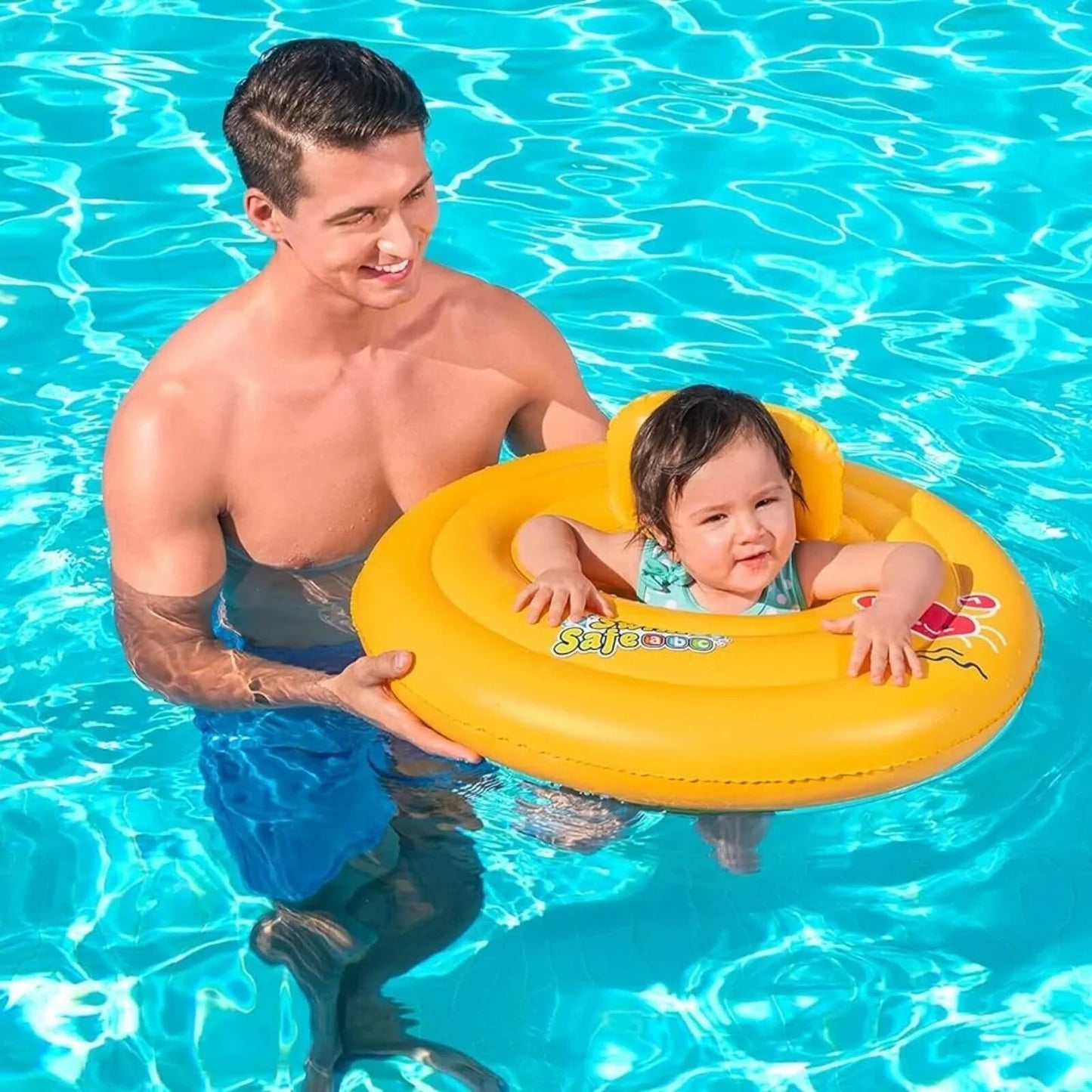 Bestway Wondersplash Baby Boat Round 3 Ring - mezetto ebebek ebebek