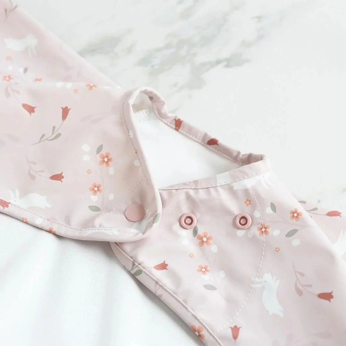 Bibado Coverall Weaning Bib - Botanical Bunnies - mezetto ebebek ebebek