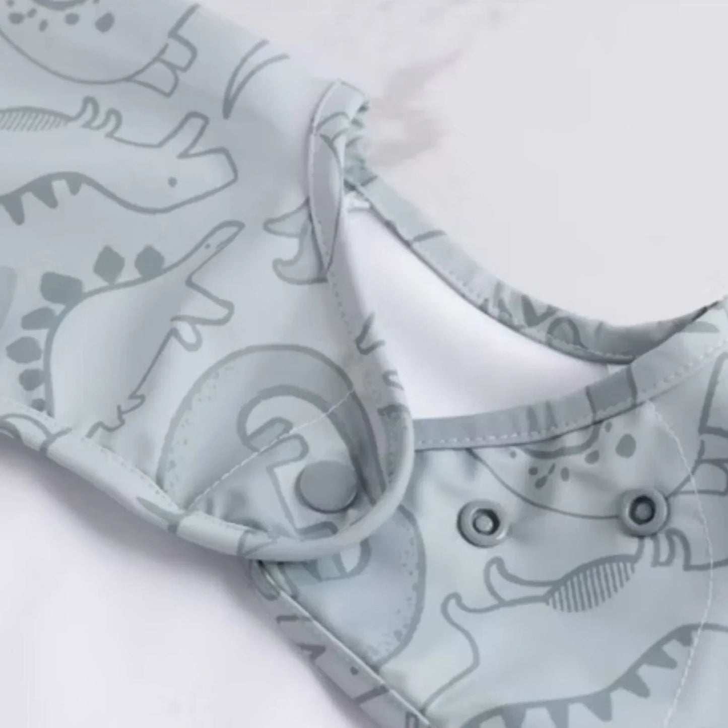 Bibado Coverall Weaning Bib - Dino Roar - mezetto ebebek ebebek