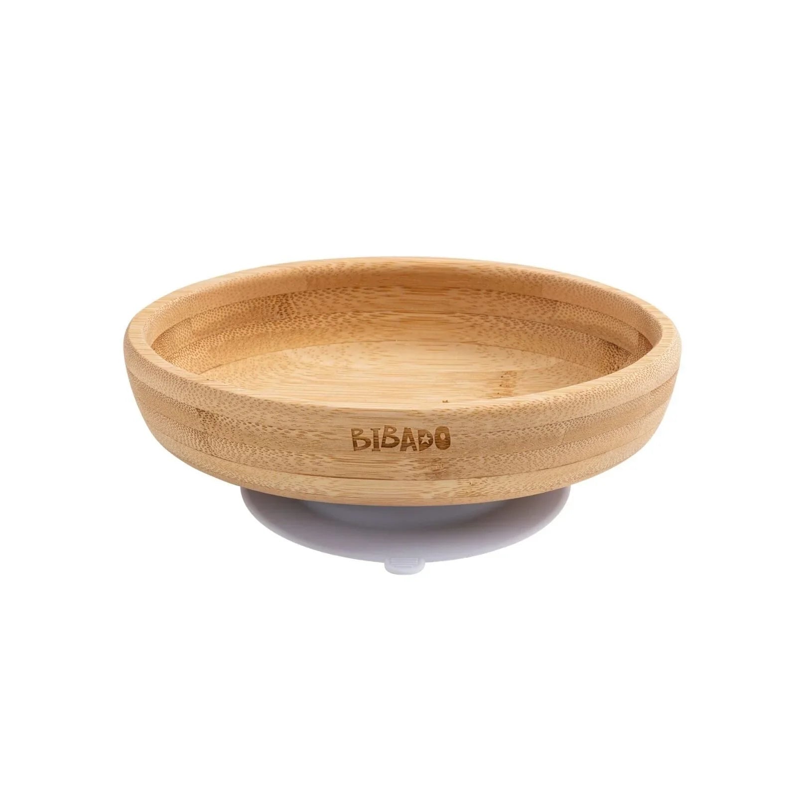 Bibado Natural Bamboo Suction Bowl - Fawn - mezetto ebebek ebebek