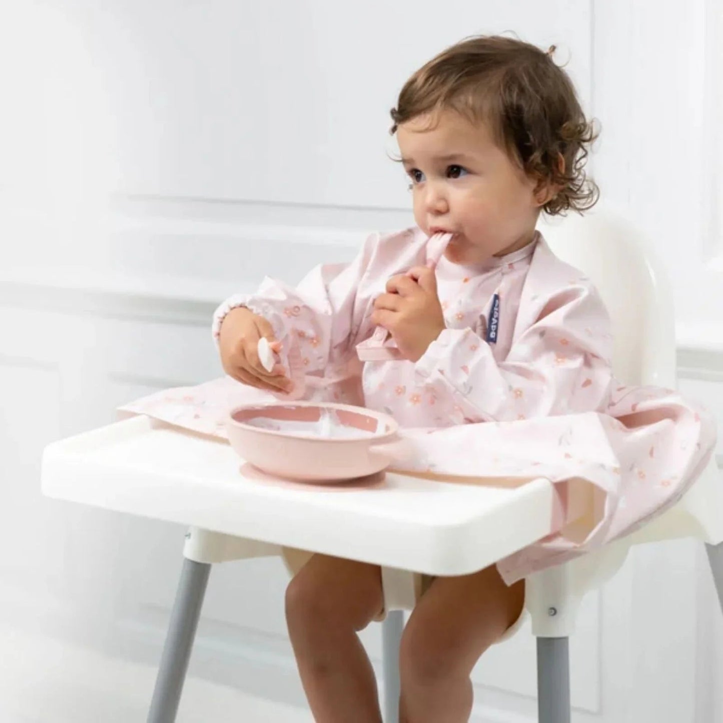 Bibado Silicone Suction Bowl - Blush - mezetto ebebek ebebek