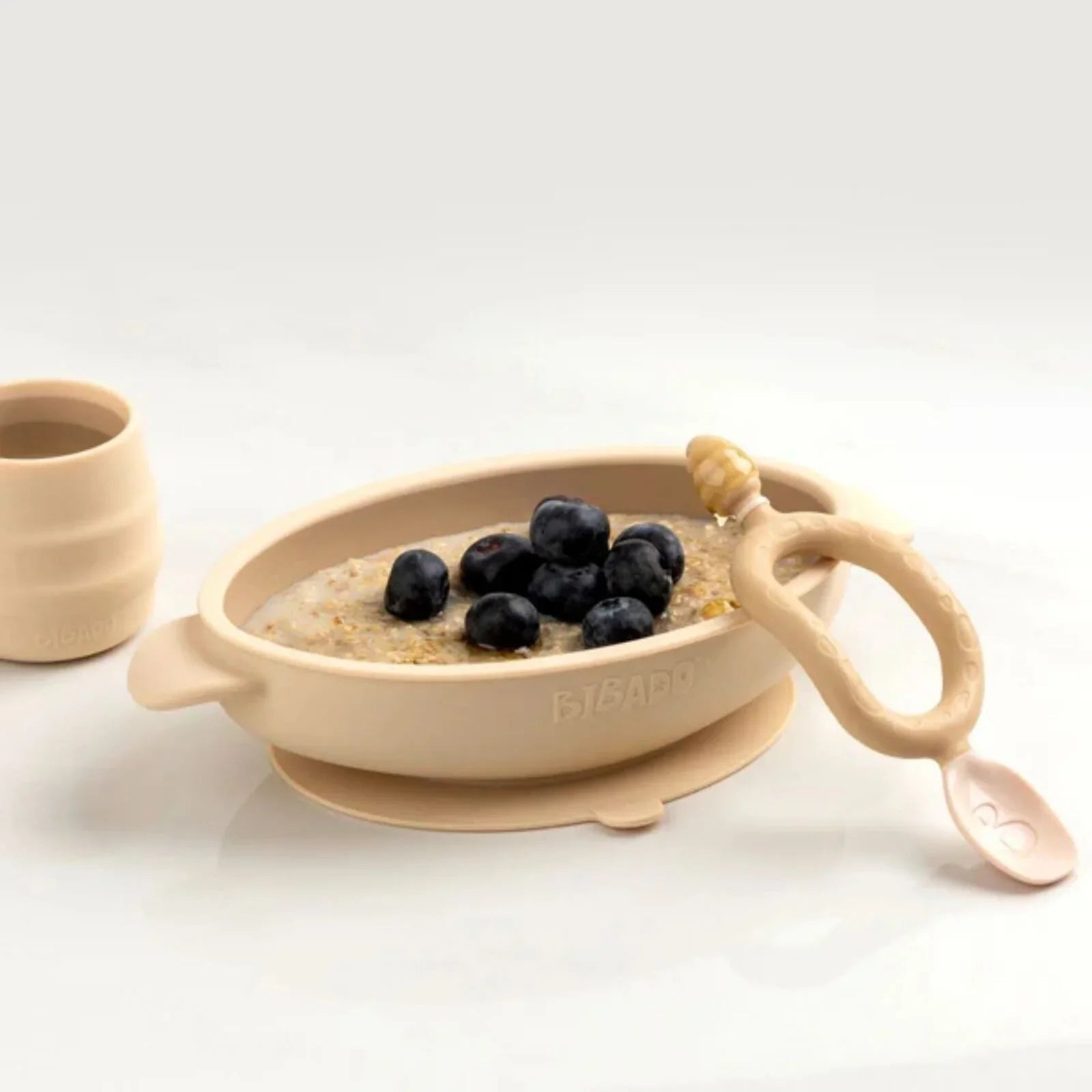 Bibado Silicone Suction Bowl - Fawn - mezetto ebebek ebebek