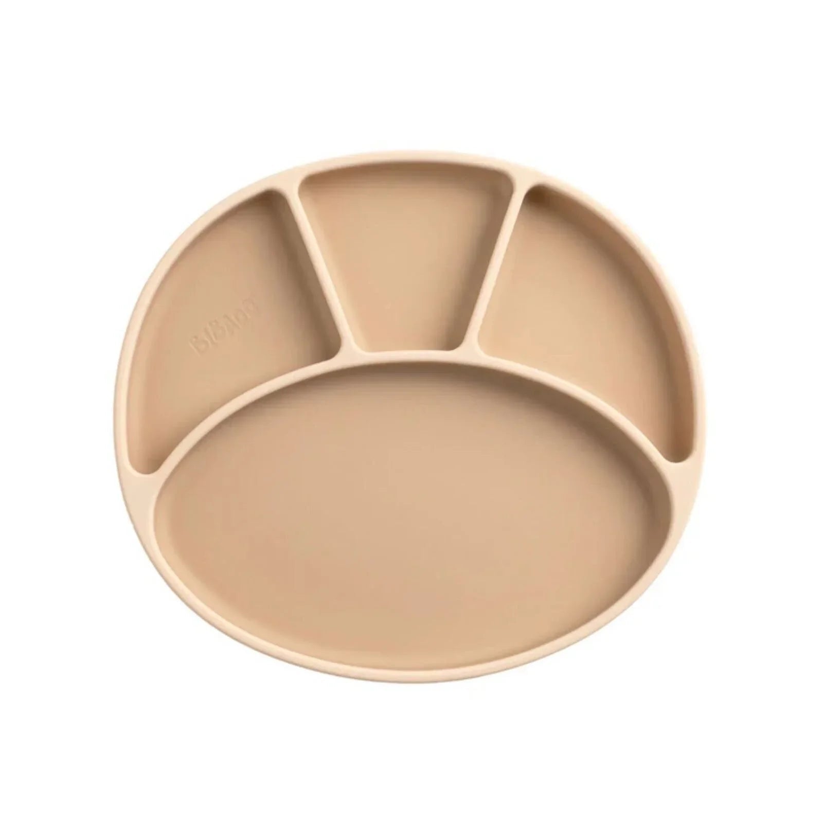 Bibado Silicone Suction Divider Plate - Fawn - mezetto ebebek ebebek