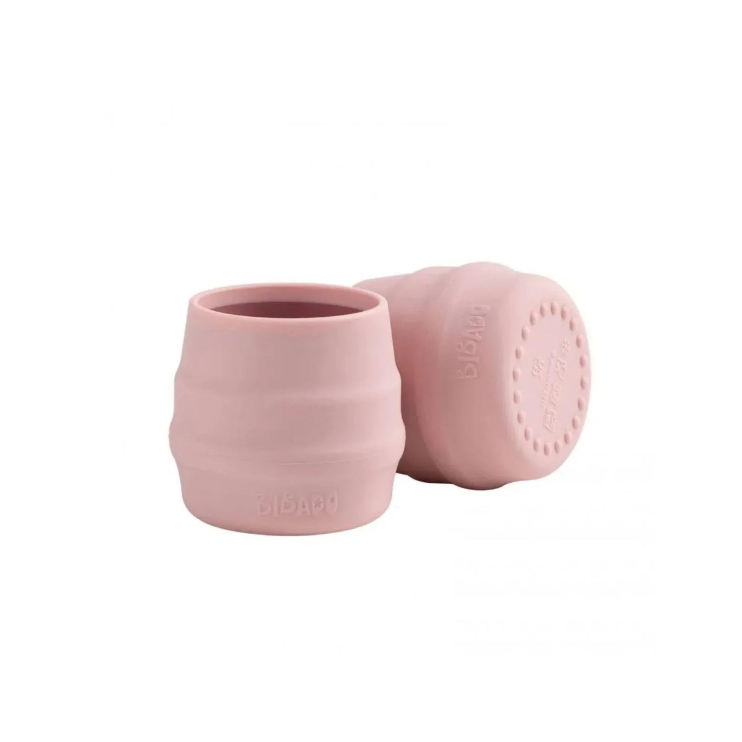 Bibado Sippit Silicone Open Training Cup 6+ months Pack of 2 - Blush - mezetto ebebek ebebek