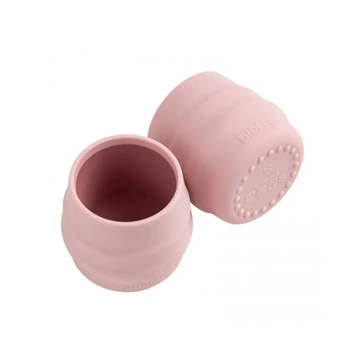 Bibado Sippit Silicone Open Training Cup 6+ months Pack of 2 - Blush - mezetto ebebek ebebek