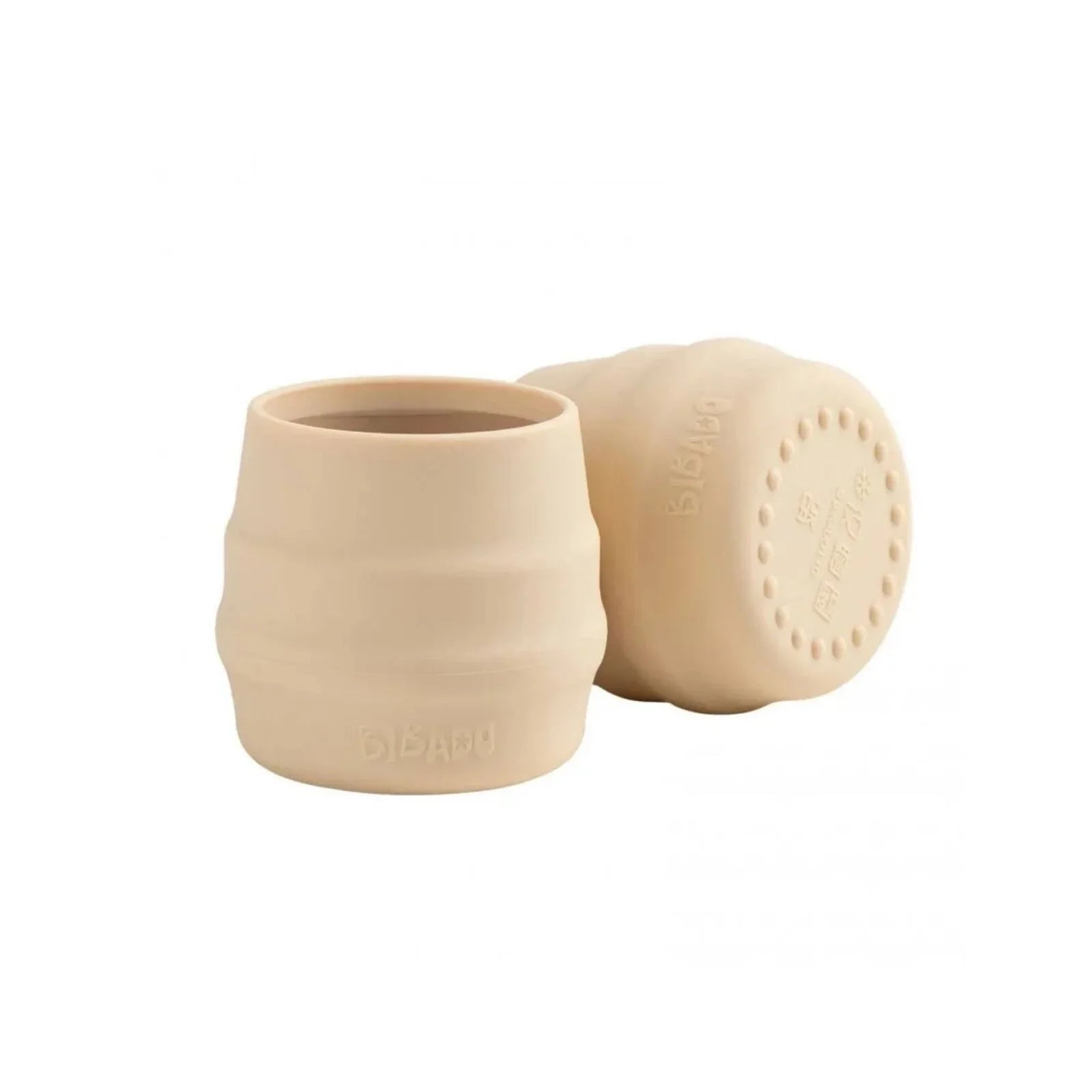 Bibado Sippit Silicone Open Training Cup 6+ months Pack of 2 - Fawn - mezetto ebebek ebebek