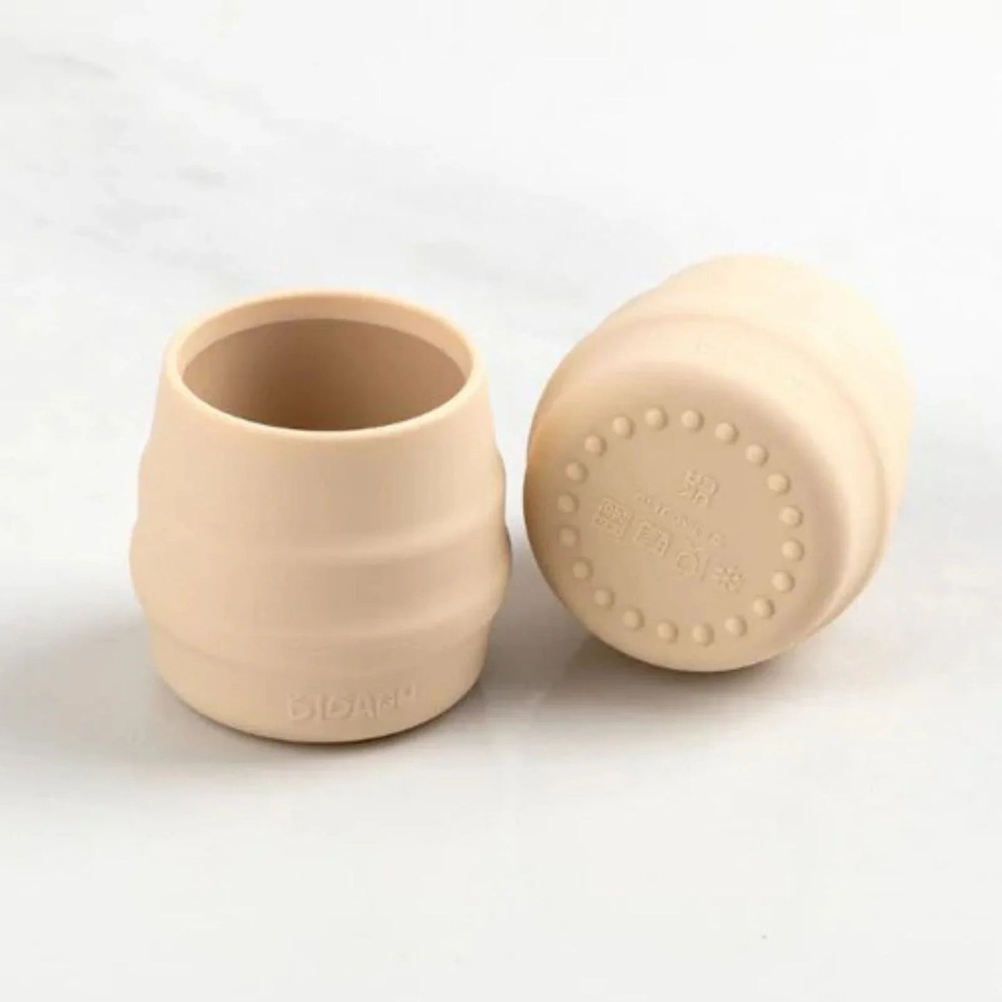 Bibado Sippit Silicone Open Training Cup 6+ months Pack of 2 - Fawn - mezetto ebebek ebebek