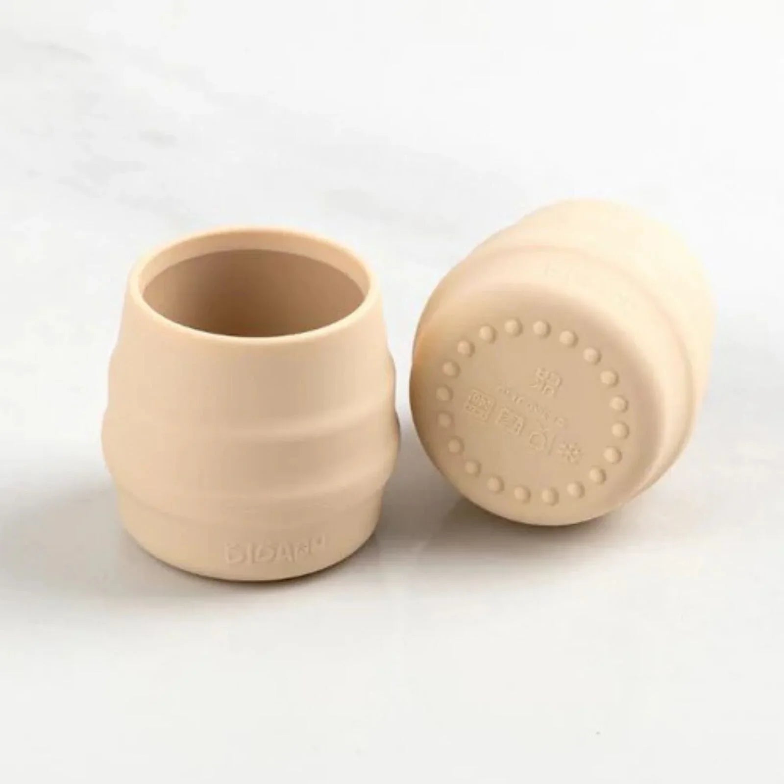 Bibado Sippit Silicone Open Training Cup 6+ months Pack of 2 - Fawn - mezetto ebebek ebebek