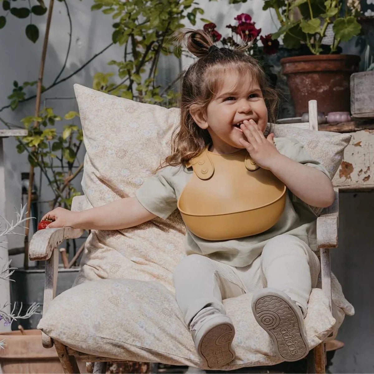 BIBS Dinner Bib - Blush - mezetto ebebek ebebek