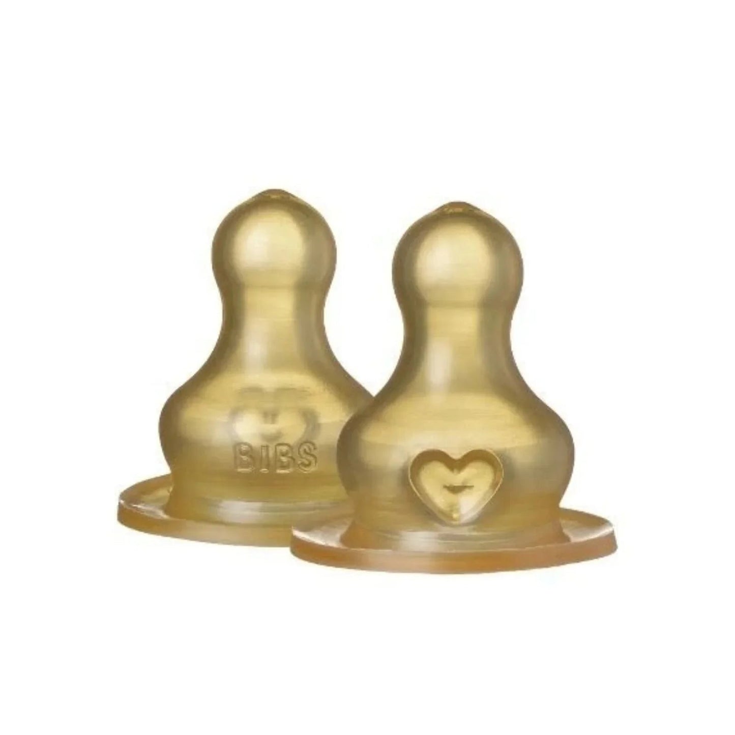 BIBS Latex Medium Flow Bottle Teats 0+ months Pack of 2 - mezetto ebebek ebebek