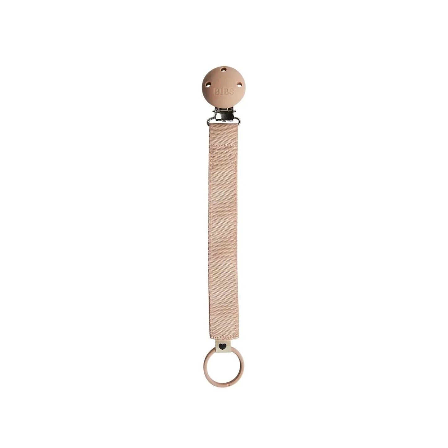 BIBS Soother Clip Ribbon - Blush - mezetto ebebek ebebek