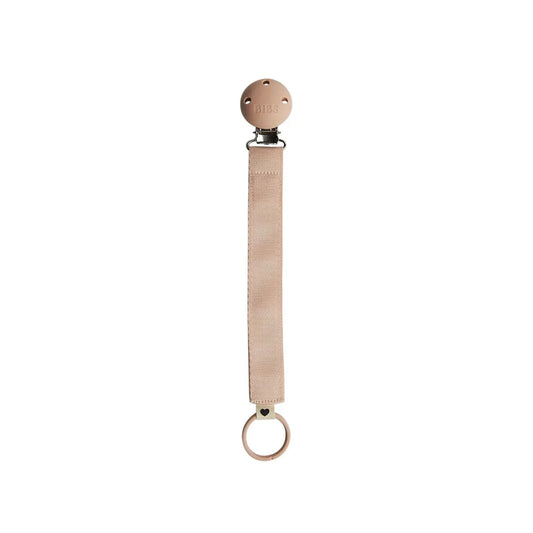 BIBS Soother Clip Ribbon - Blush - mezetto ebebek ebebek