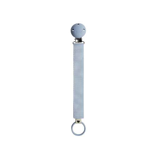 BIBS Soother Clip Ribbon - Dusty Blue - mezetto ebebek ebebek