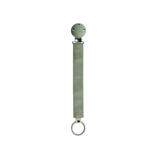 BIBS Soother Clip Ribbon - Sage - mezetto ebebek ebebek