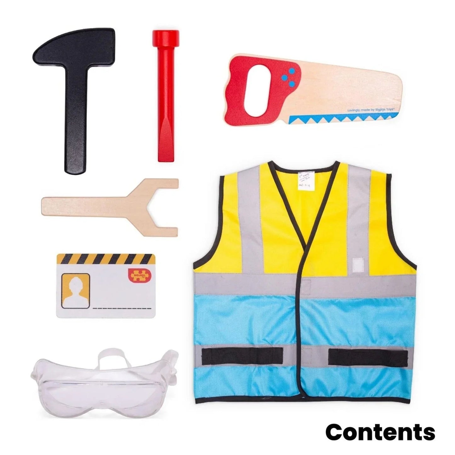 Bigjigs Toys Builder Dress Up - mezetto ebebek ebebek